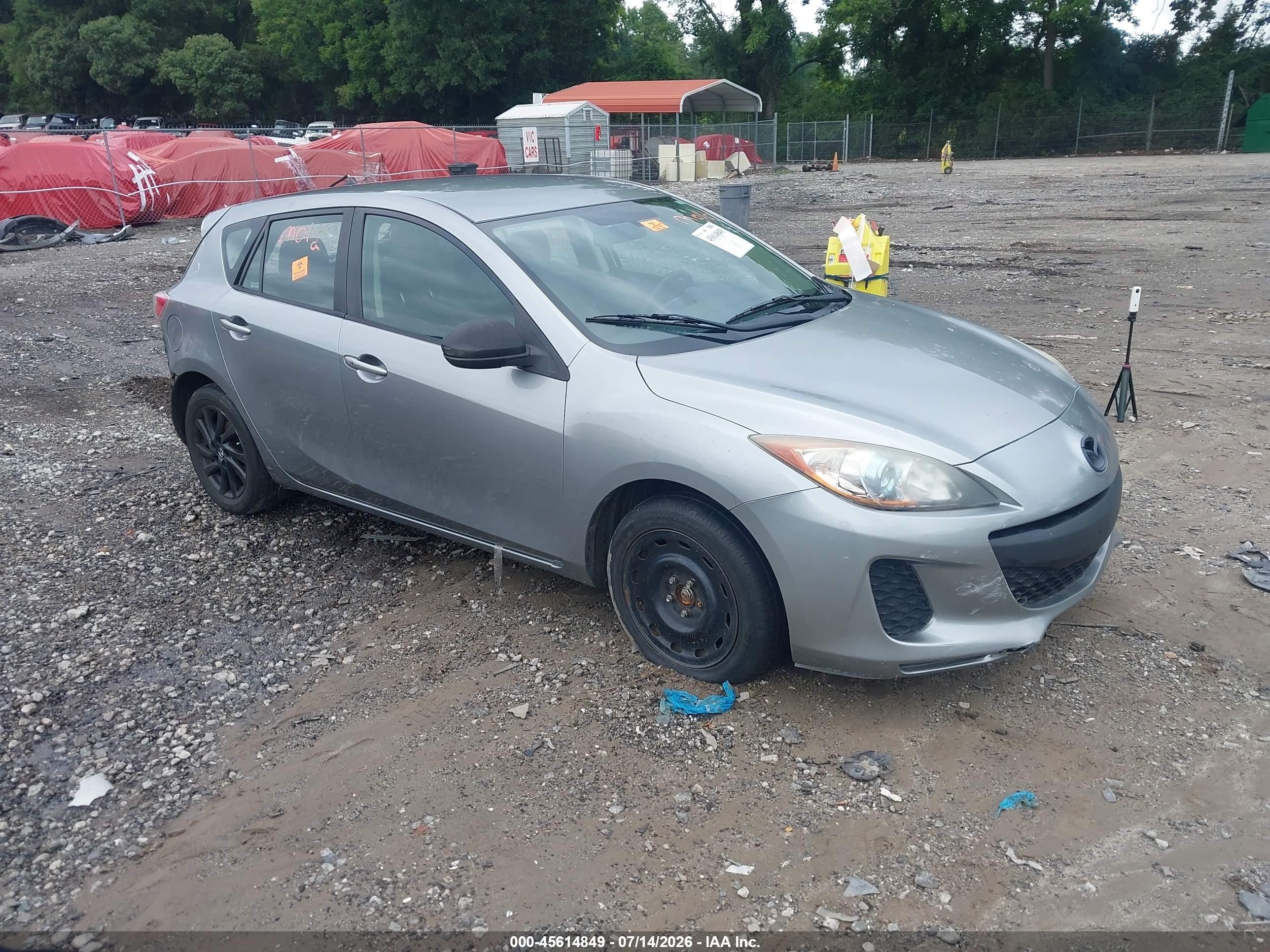2013 Mazda Mazda3 I Touring Gray vin: JM1BL1LP3D1789890