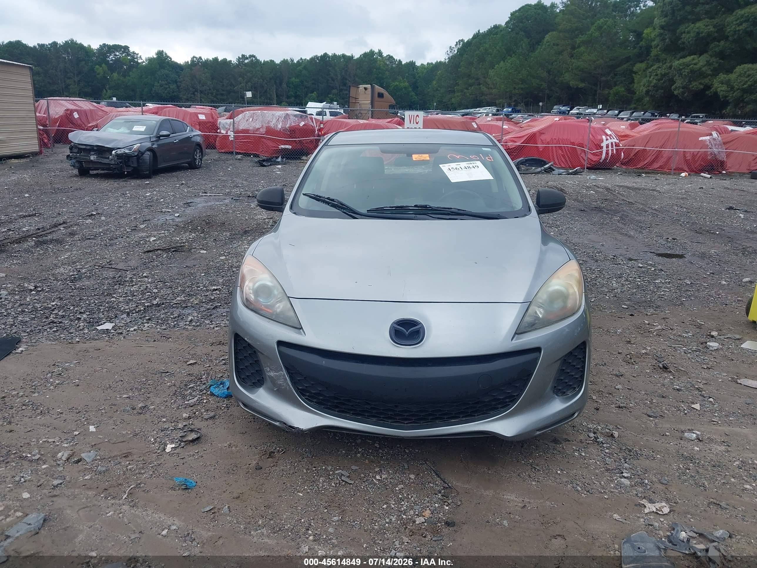 2013 Mazda Mazda3 I Touring Gray vin: JM1BL1LP3D1789890