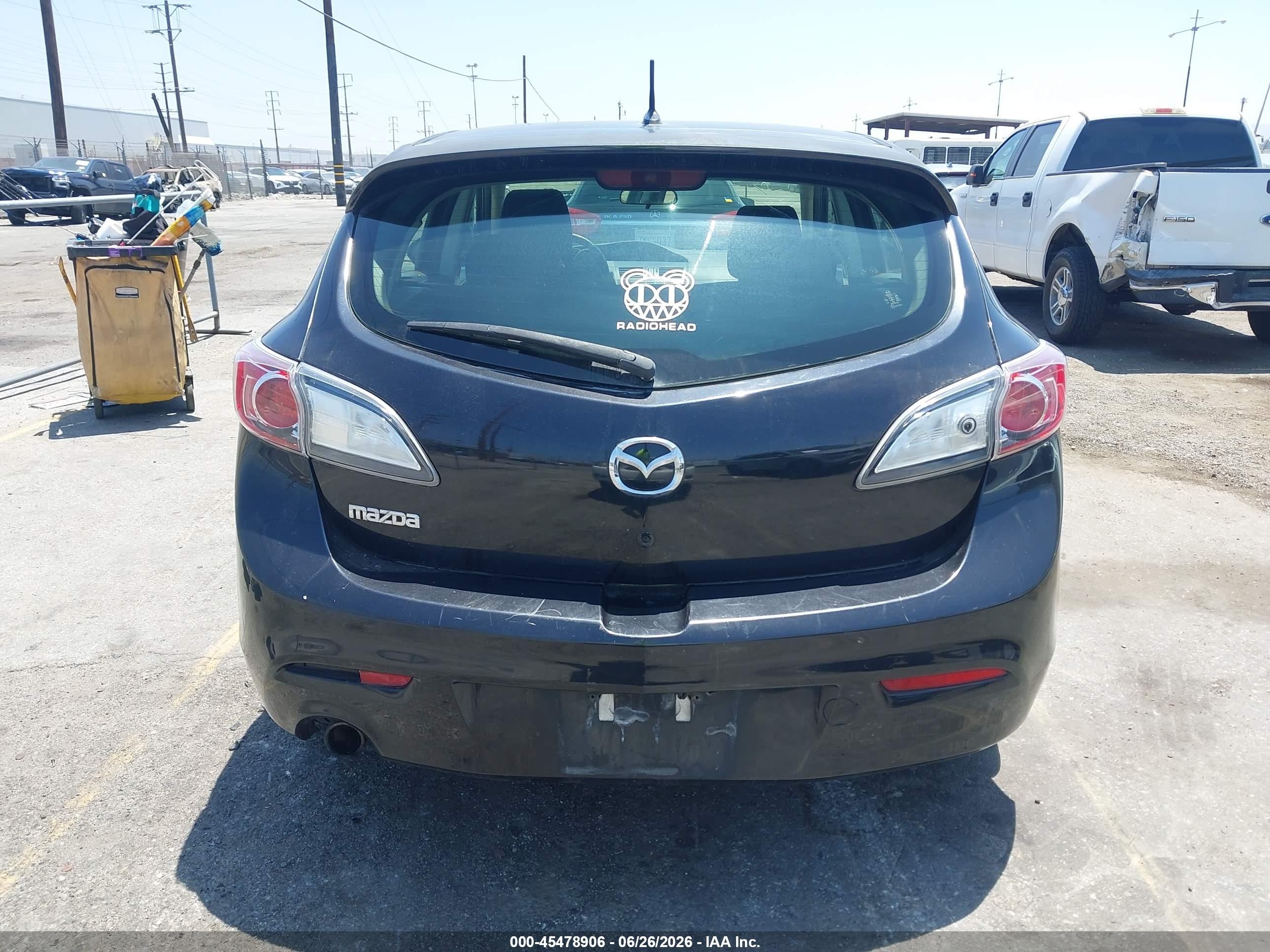 2013 Mazda Mazda3 I Touring Black vin: JM1BL1LP4D1763394