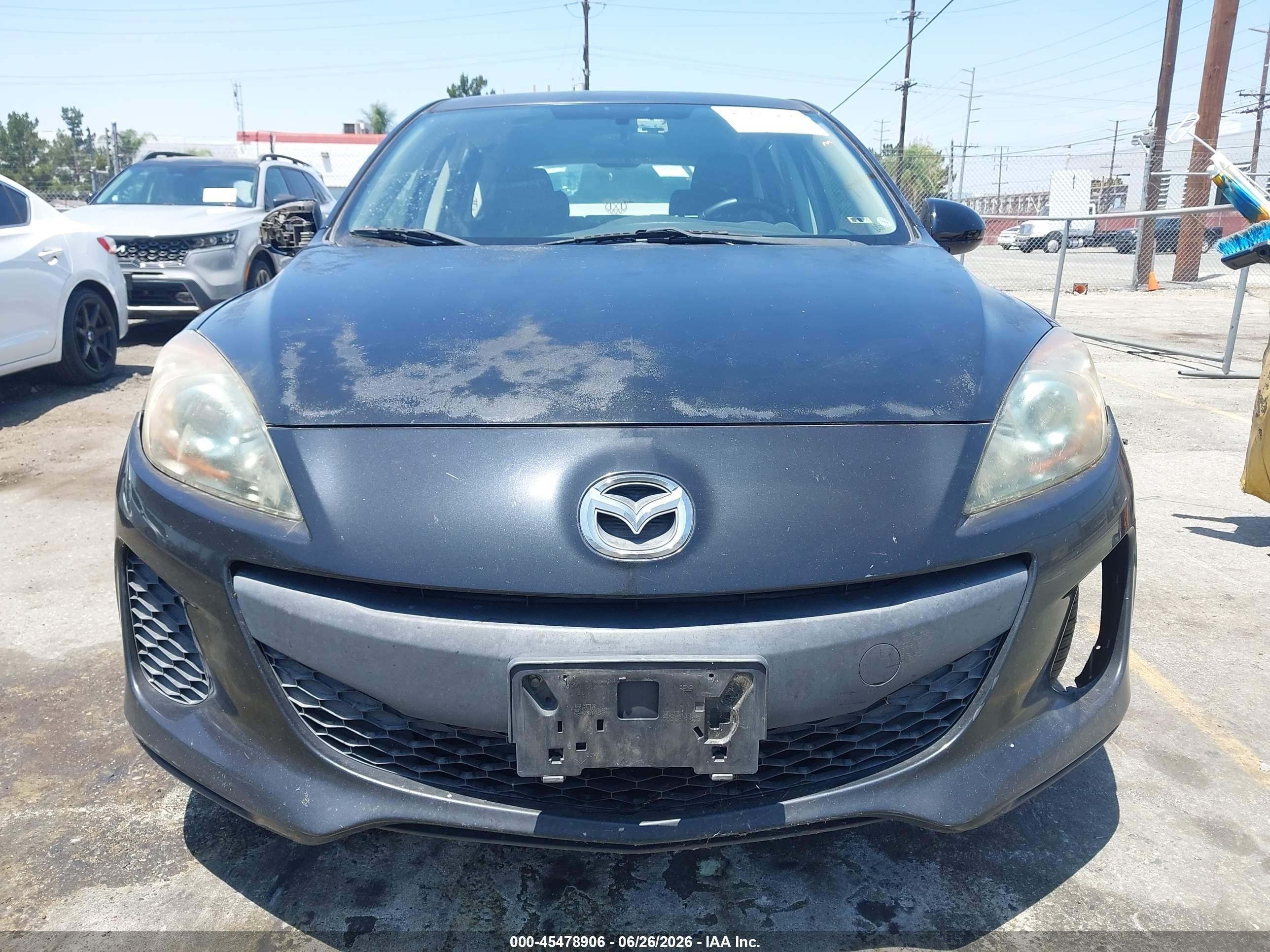 2013 Mazda Mazda3 I Touring Black vin: JM1BL1LP4D1763394
