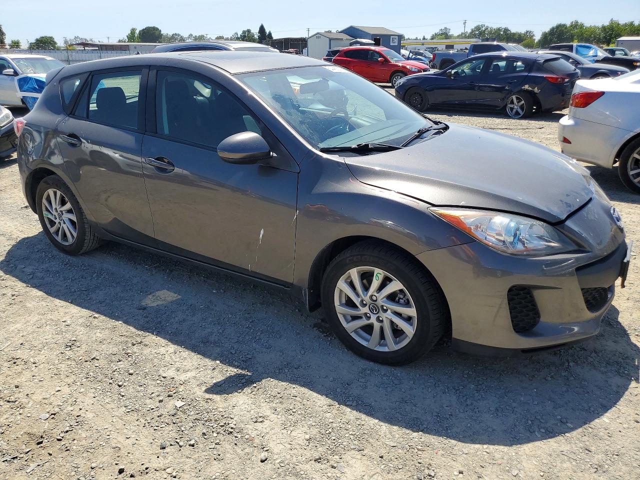 2013 Mazda 3 I Charcoal vin: JM1BL1LP5D1763808