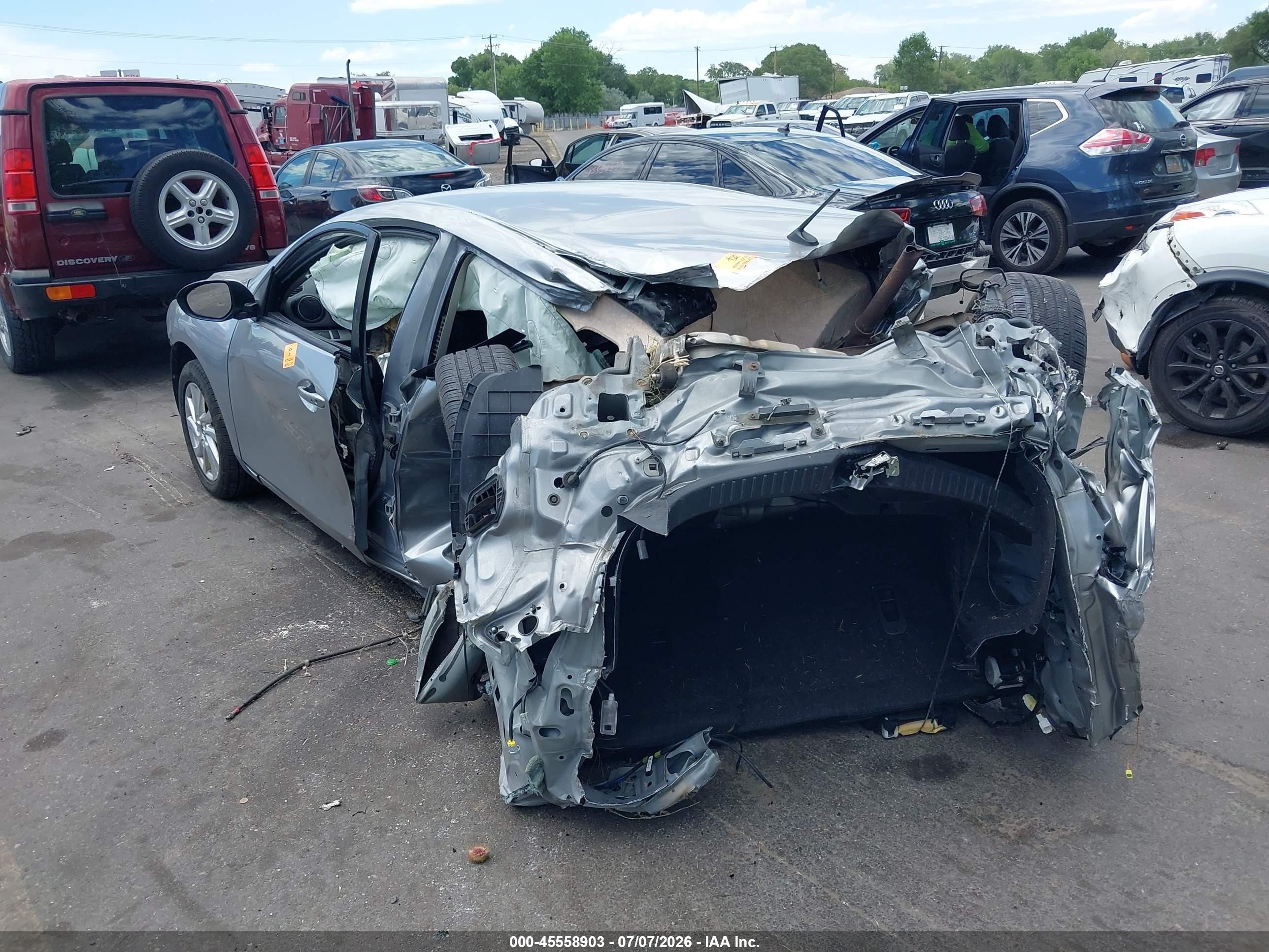 2013 Mazda Mazda3   Серый vin: JM1BL1LP5D1778020