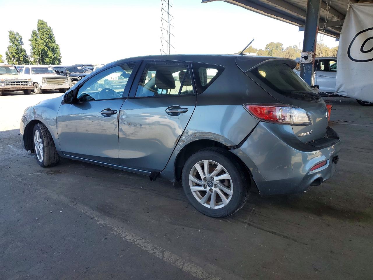 2013 Mazda 3 I Teal vin: JM1BL1LP5D1794251