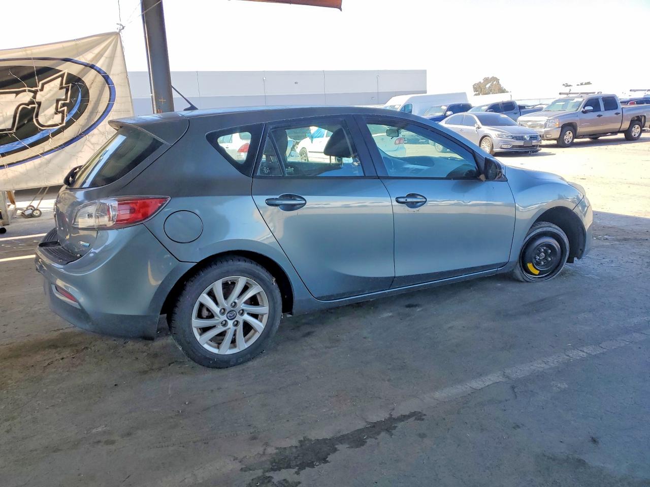 2013 Mazda 3 I Teal vin: JM1BL1LP5D1794251