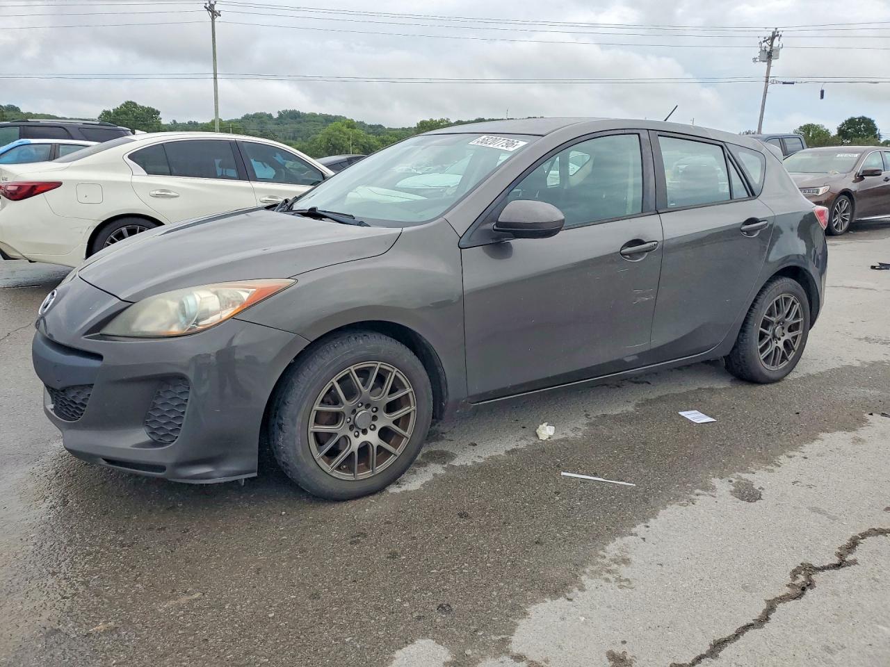 2013 Mazda 3 I Gray vin: JM1BL1LP6D1799524