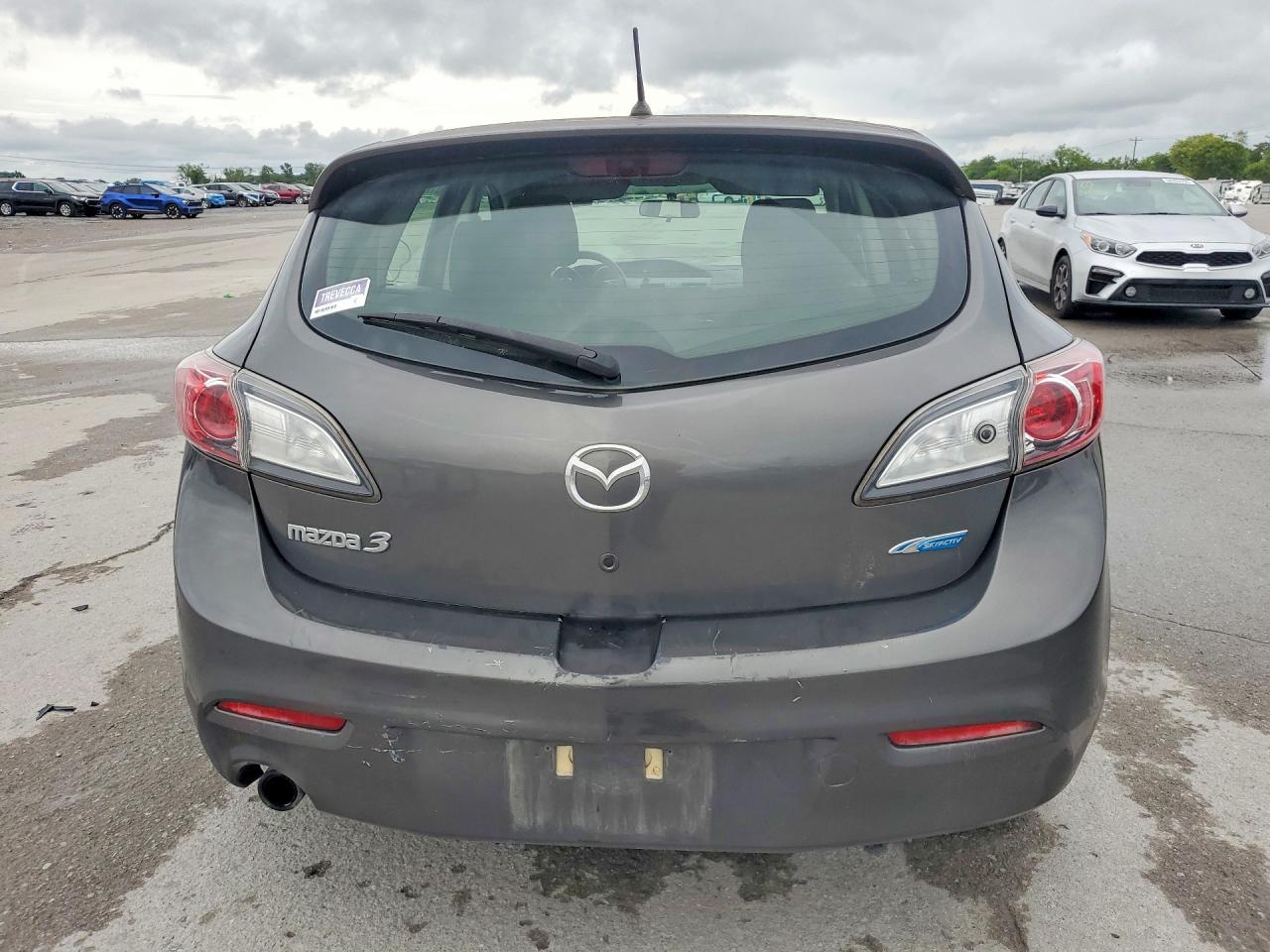 2013 Mazda 3 I Gray vin: JM1BL1LP6D1799524