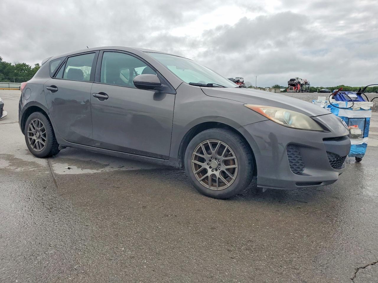 2013 Mazda 3 I Gray vin: JM1BL1LP6D1799524