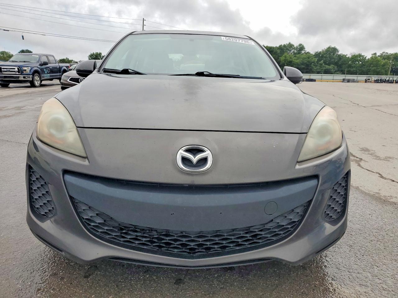 2013 Mazda 3 I Gray vin: JM1BL1LP6D1799524