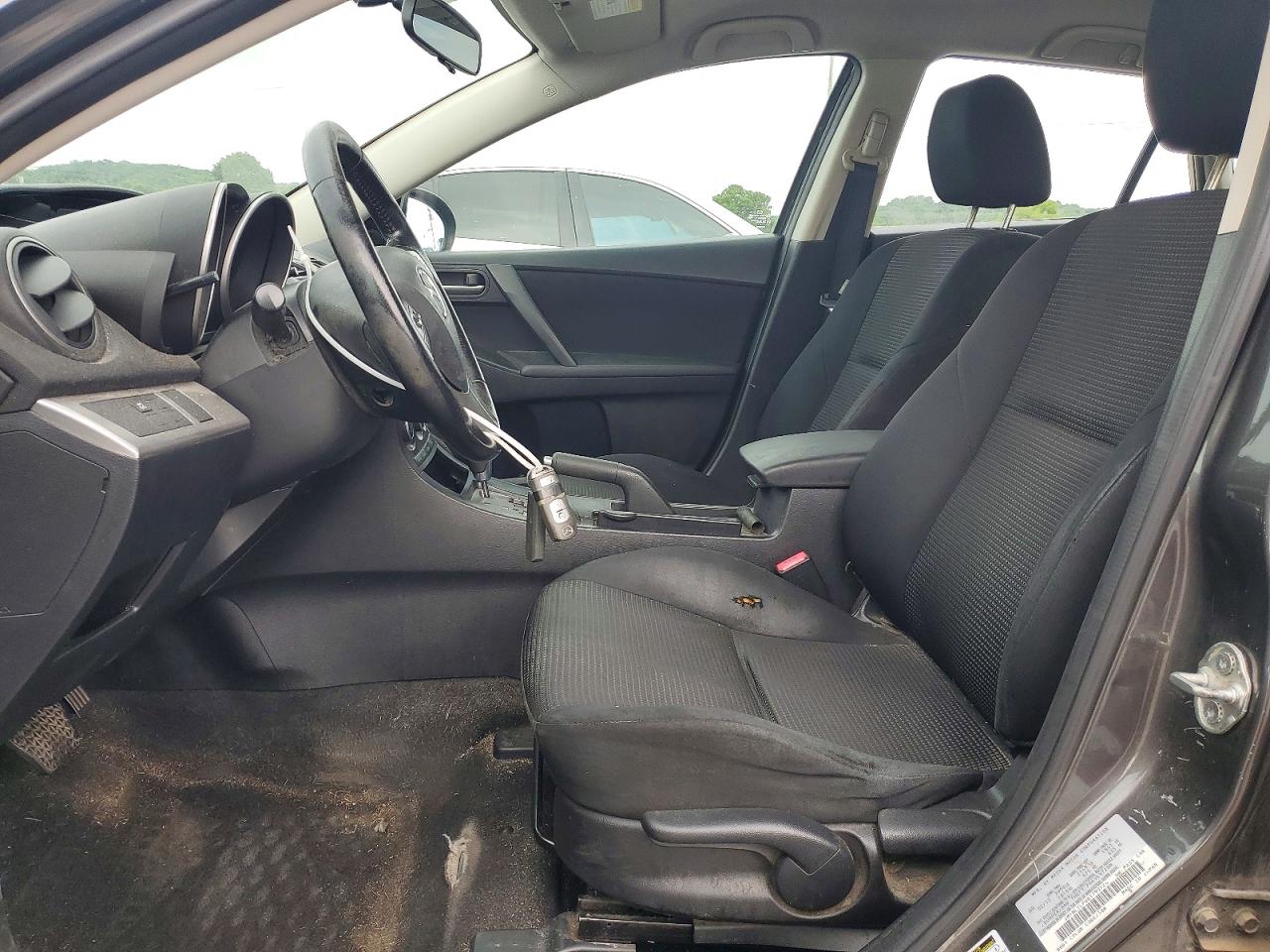 2013 Mazda 3 I Gray vin: JM1BL1LP6D1799524