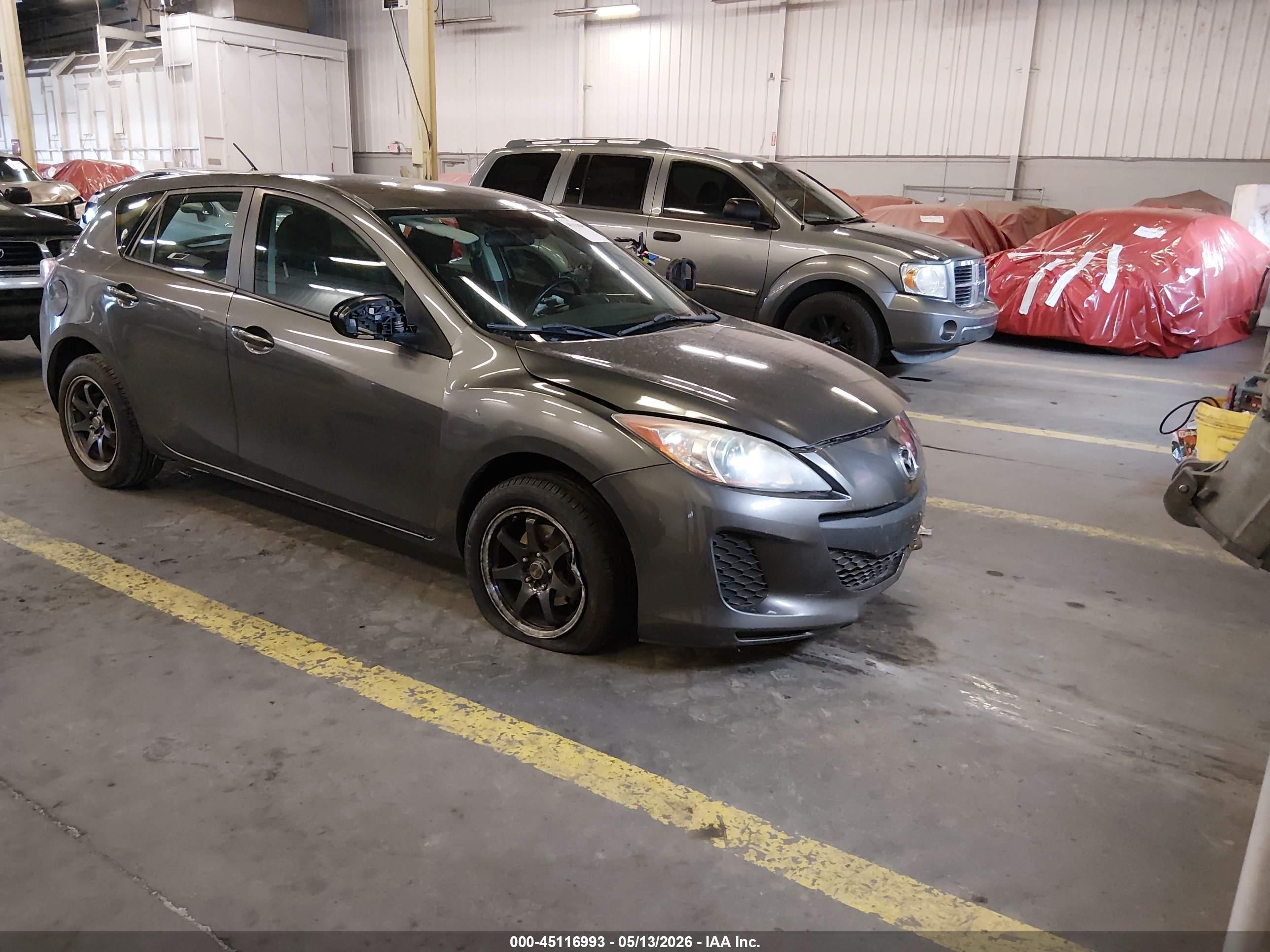 2013 Mazda Mazda3 I Touring Серый vin: JM1BL1LP6D1830481