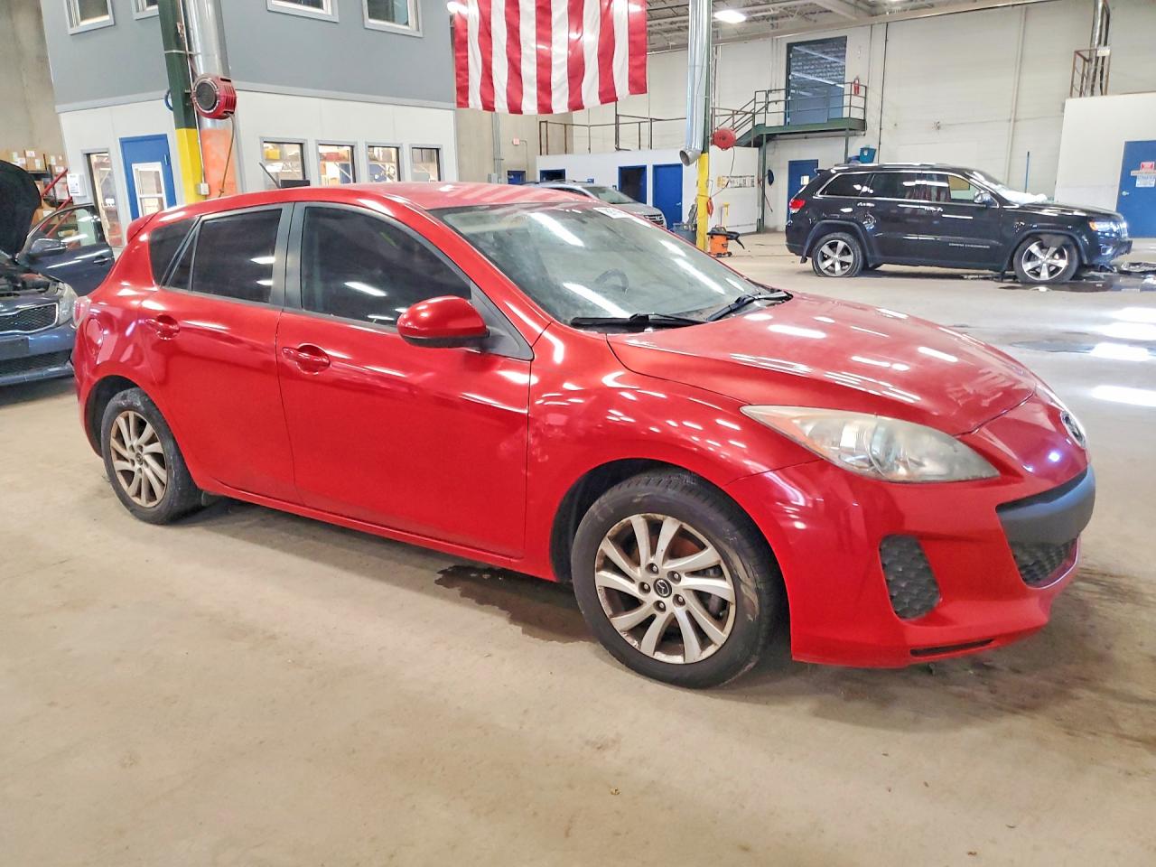 2013 Mazda Mazda3 Red vin: JM1BL1LP7D1721334