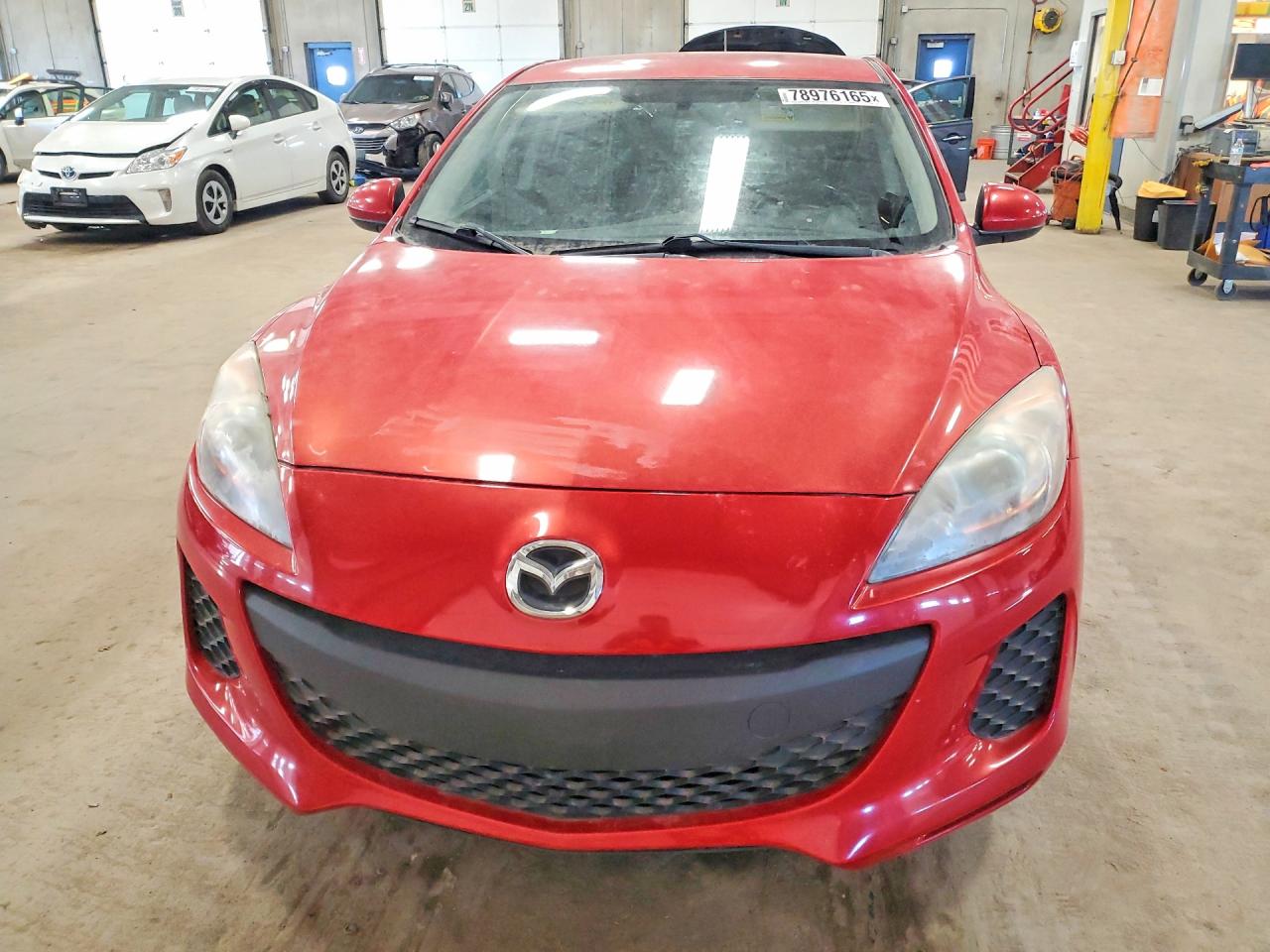 2013 Mazda Mazda3 Red vin: JM1BL1LP7D1721334