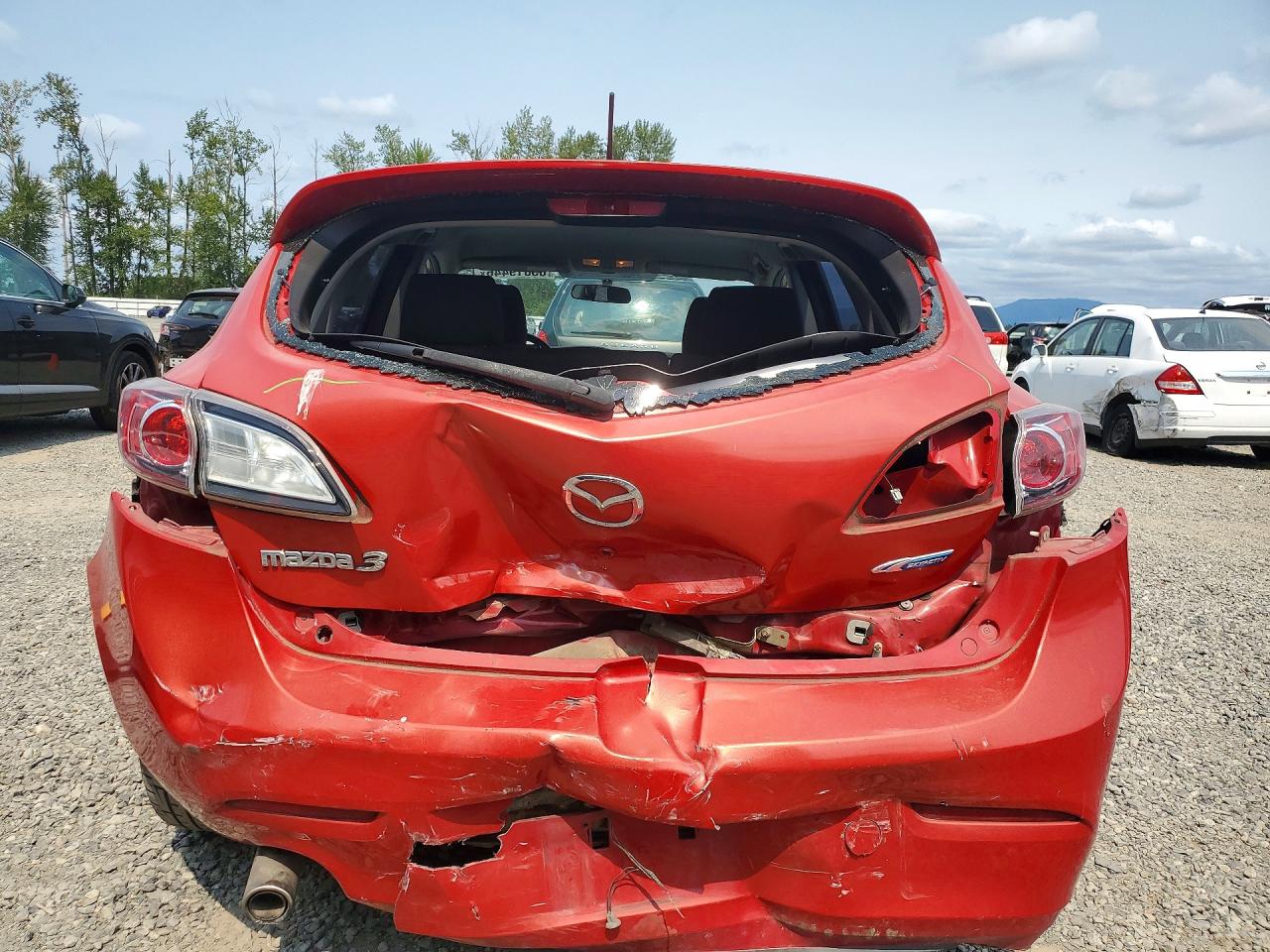 2013 Mazda 3 I Red vin: JM1BL1LP7D1723889