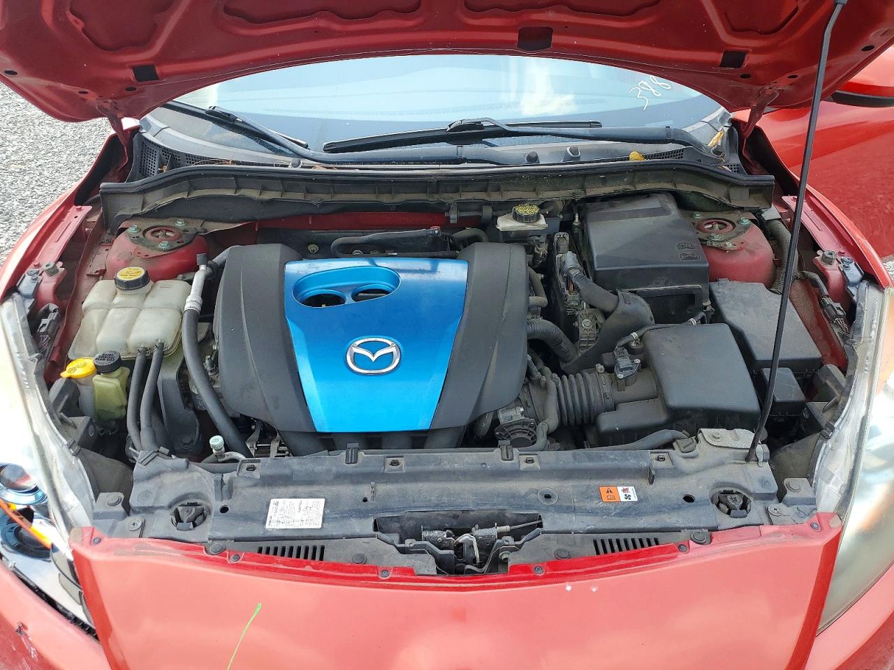 2013 Mazda 3 I Red vin: JM1BL1LP7D1723889