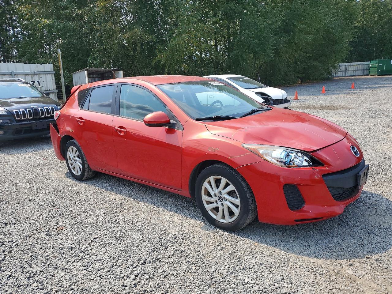 2013 Mazda 3 I Red vin: JM1BL1LP7D1723889