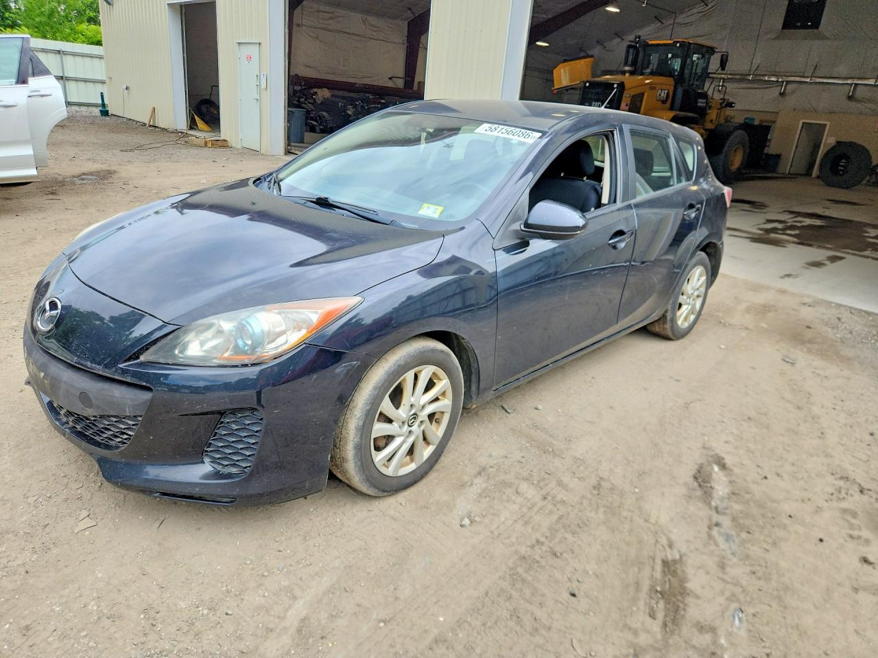 2013 Mazda 3 I Black vin: JM1BL1LP8D1787620