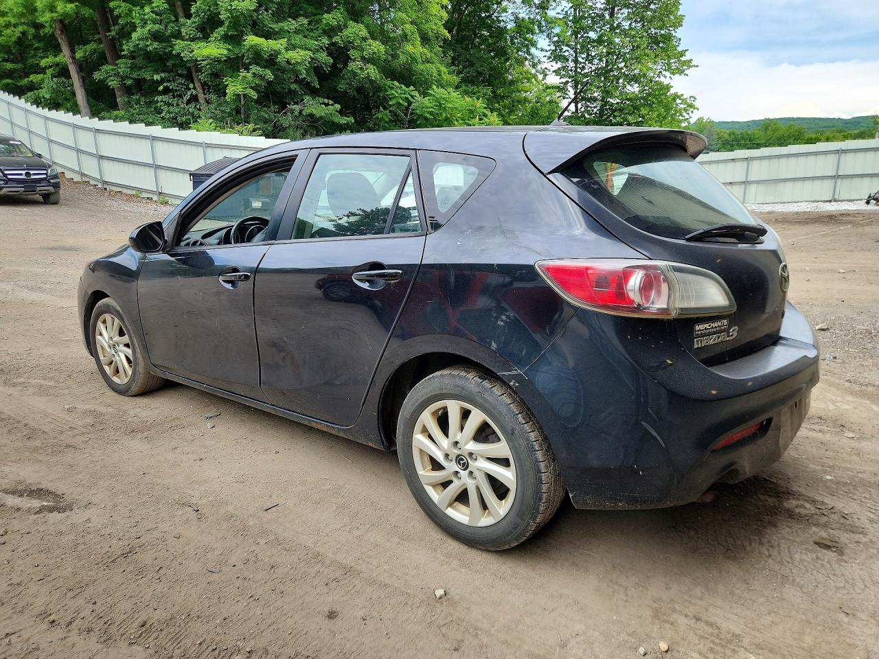 2013 Mazda 3 I Black vin: JM1BL1LP8D1787620