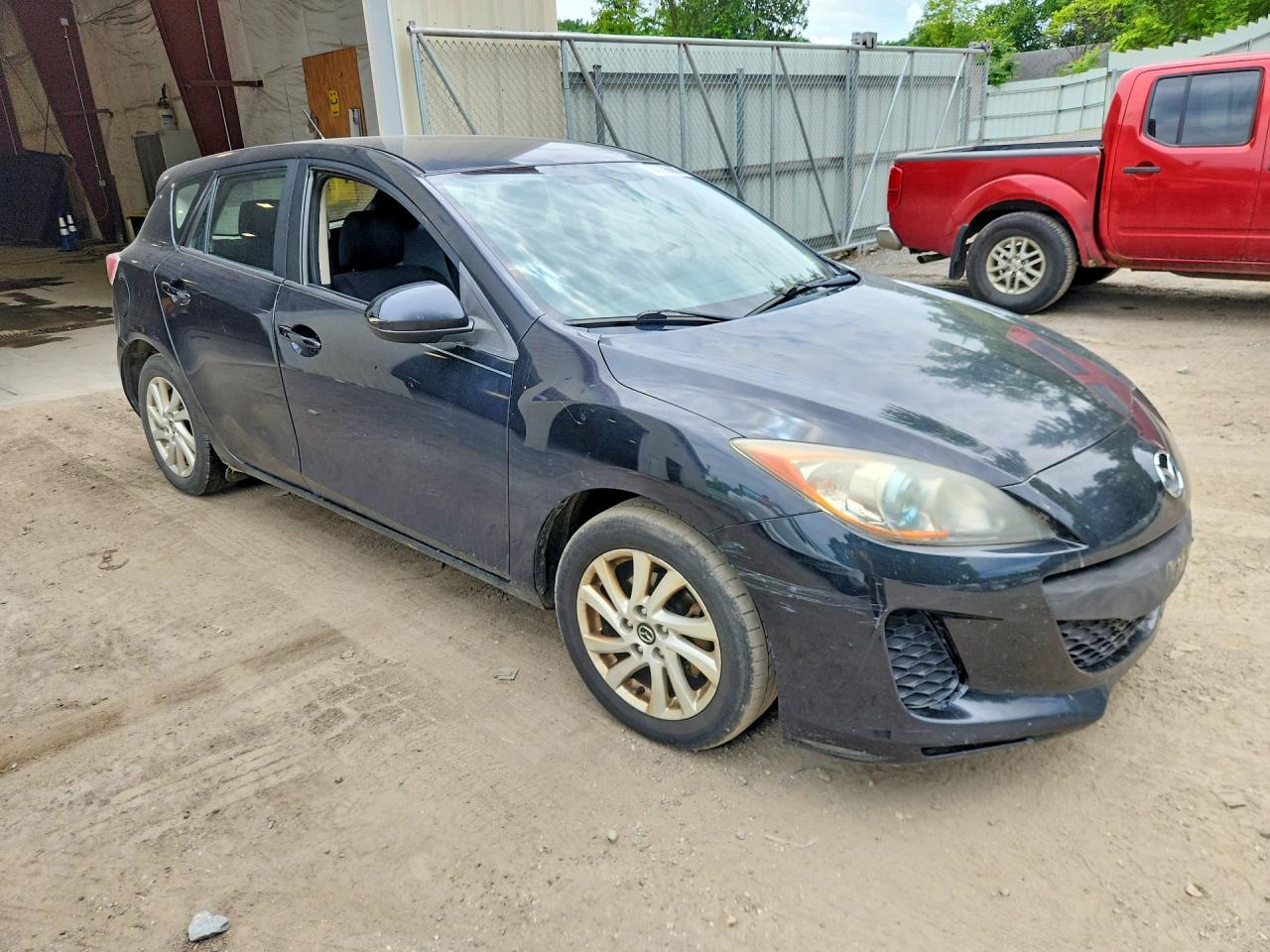 2013 Mazda 3 I Black vin: JM1BL1LP8D1787620