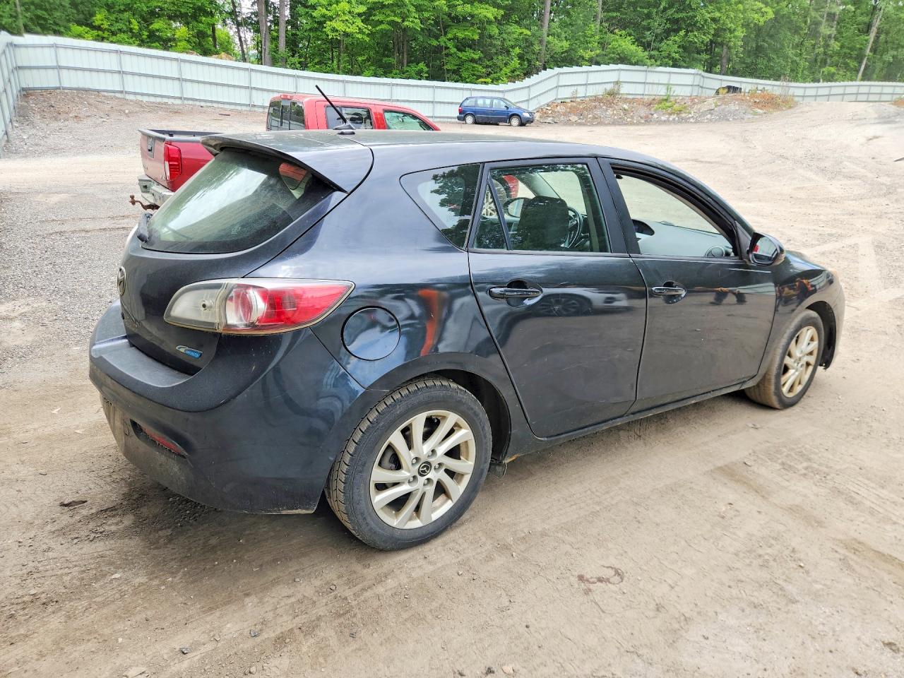2013 Mazda 3 I Black vin: JM1BL1LP8D1787620