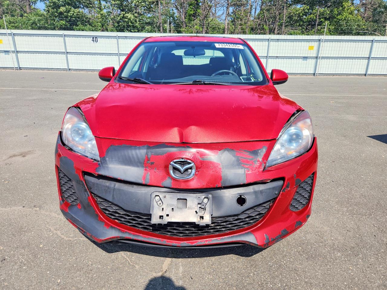 2013 Mazda 3 I Red vin: JM1BL1LP9D1755145