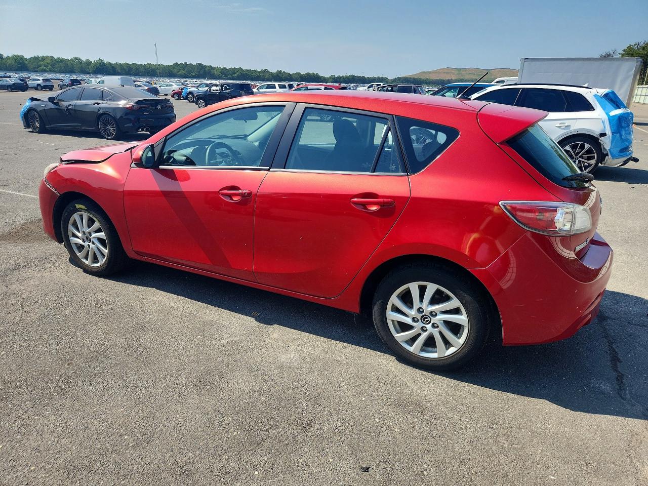 2013 Mazda 3 I Red vin: JM1BL1LP9D1755145