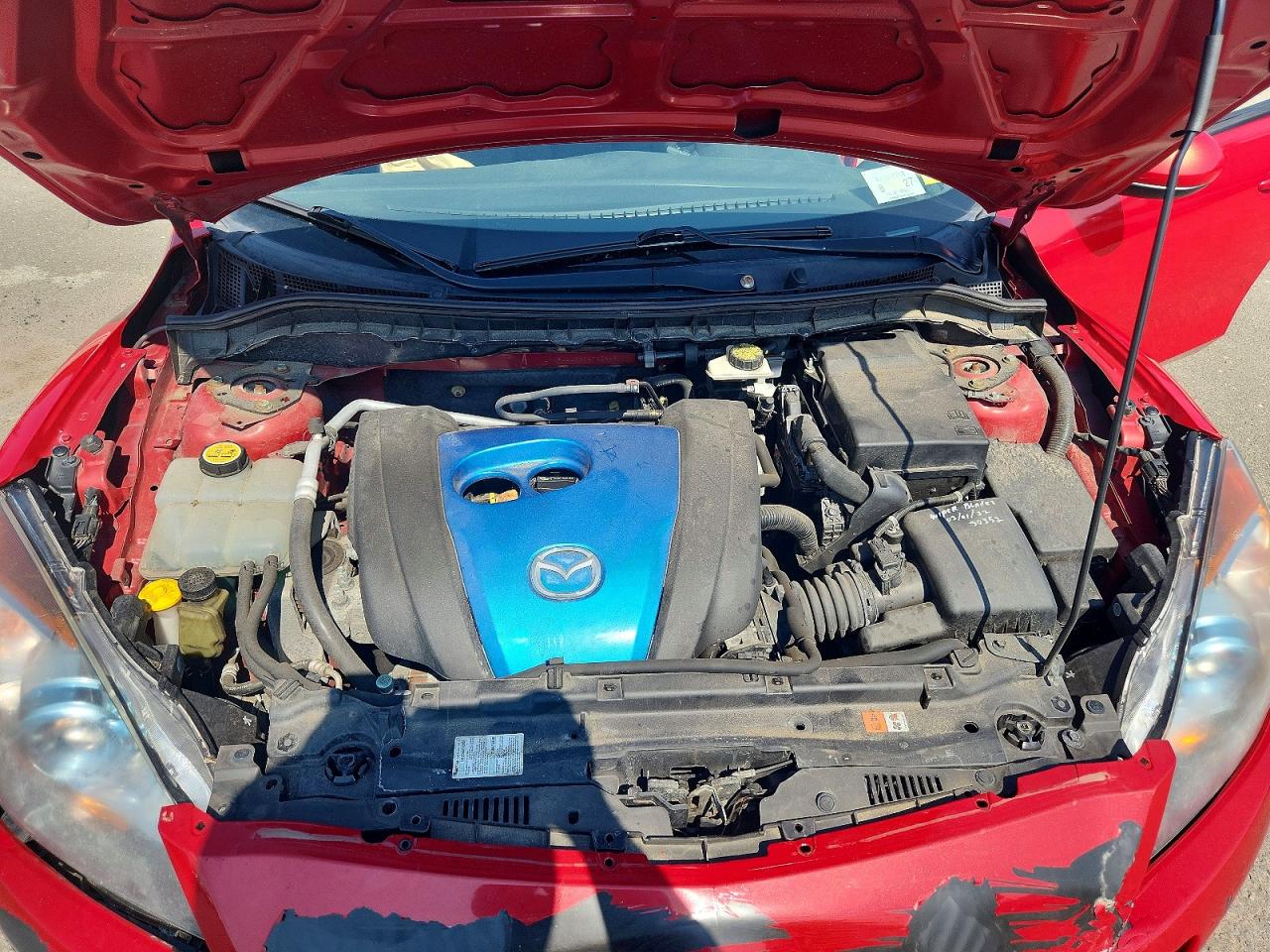 2013 Mazda 3 I Red vin: JM1BL1LP9D1755145