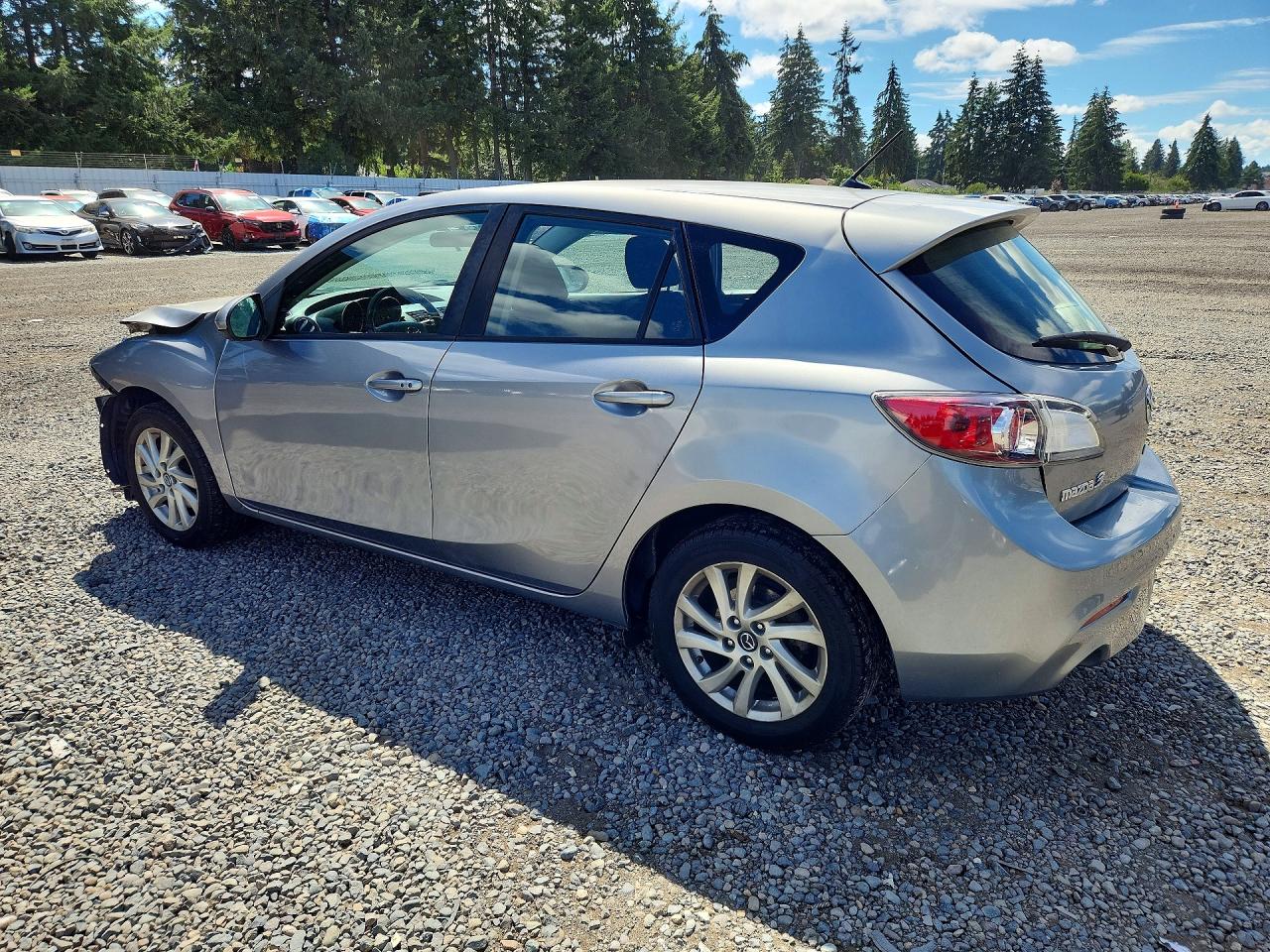 2013 Mazda 3 I Silver vin: JM1BL1LP9D1767697