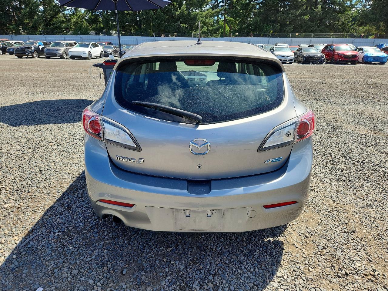 2013 Mazda 3 I Silver vin: JM1BL1LP9D1767697
