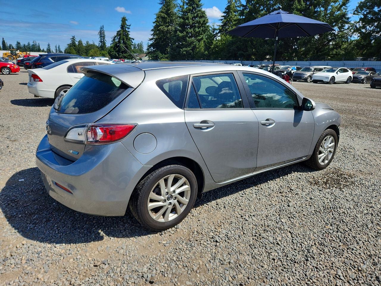 2013 Mazda 3 I Silver vin: JM1BL1LP9D1767697