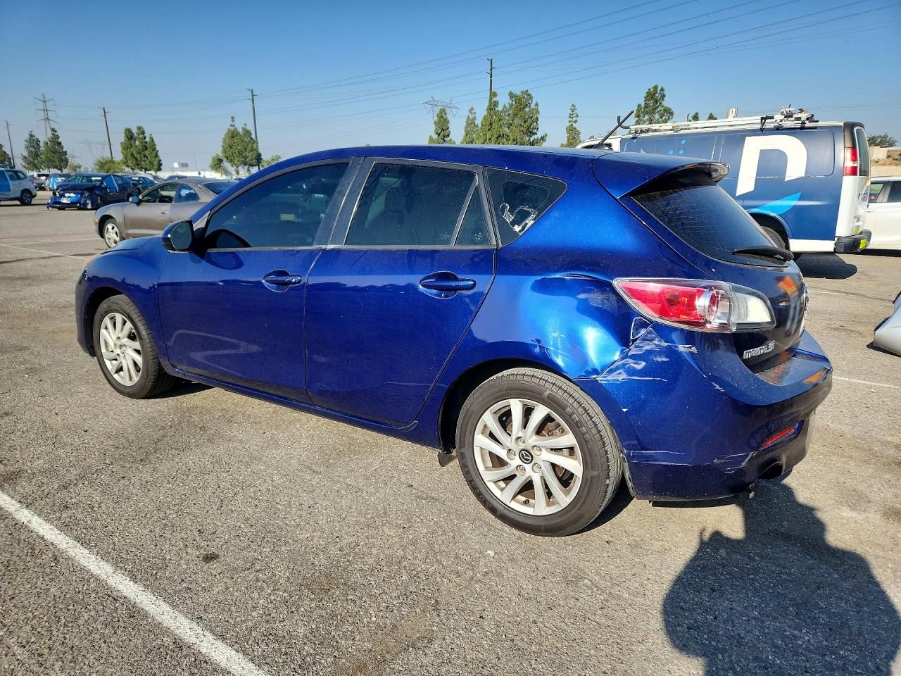 2013 Mazda 3 I Blue vin: JM1BL1LP9D1791370