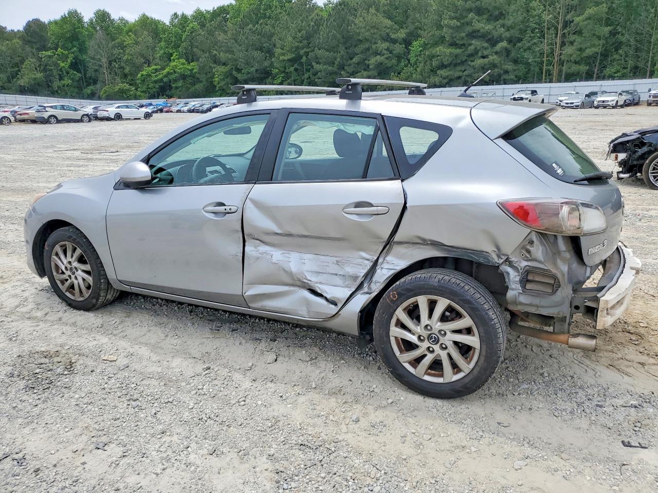2013 Mazda 3 I Silver vin: JM1BL1LP9D1838753