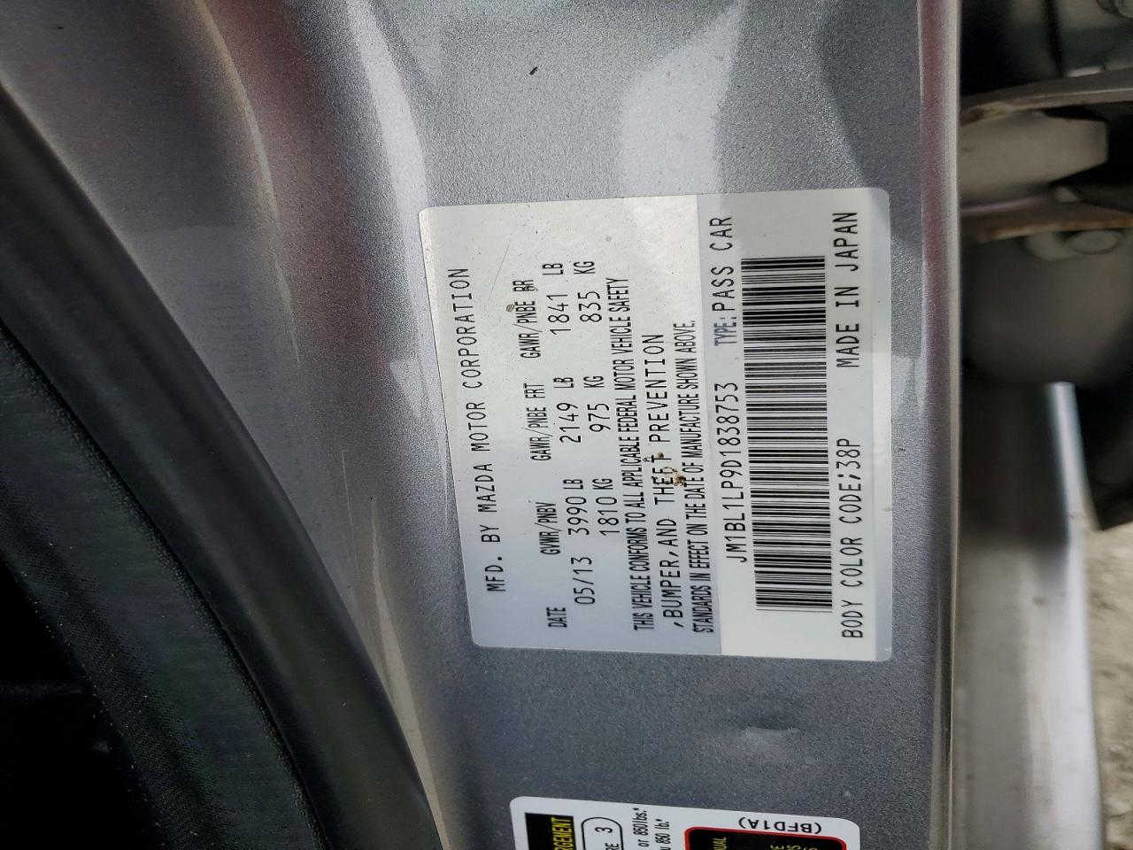 2013 Mazda 3 I Silver vin: JM1BL1LP9D1838753