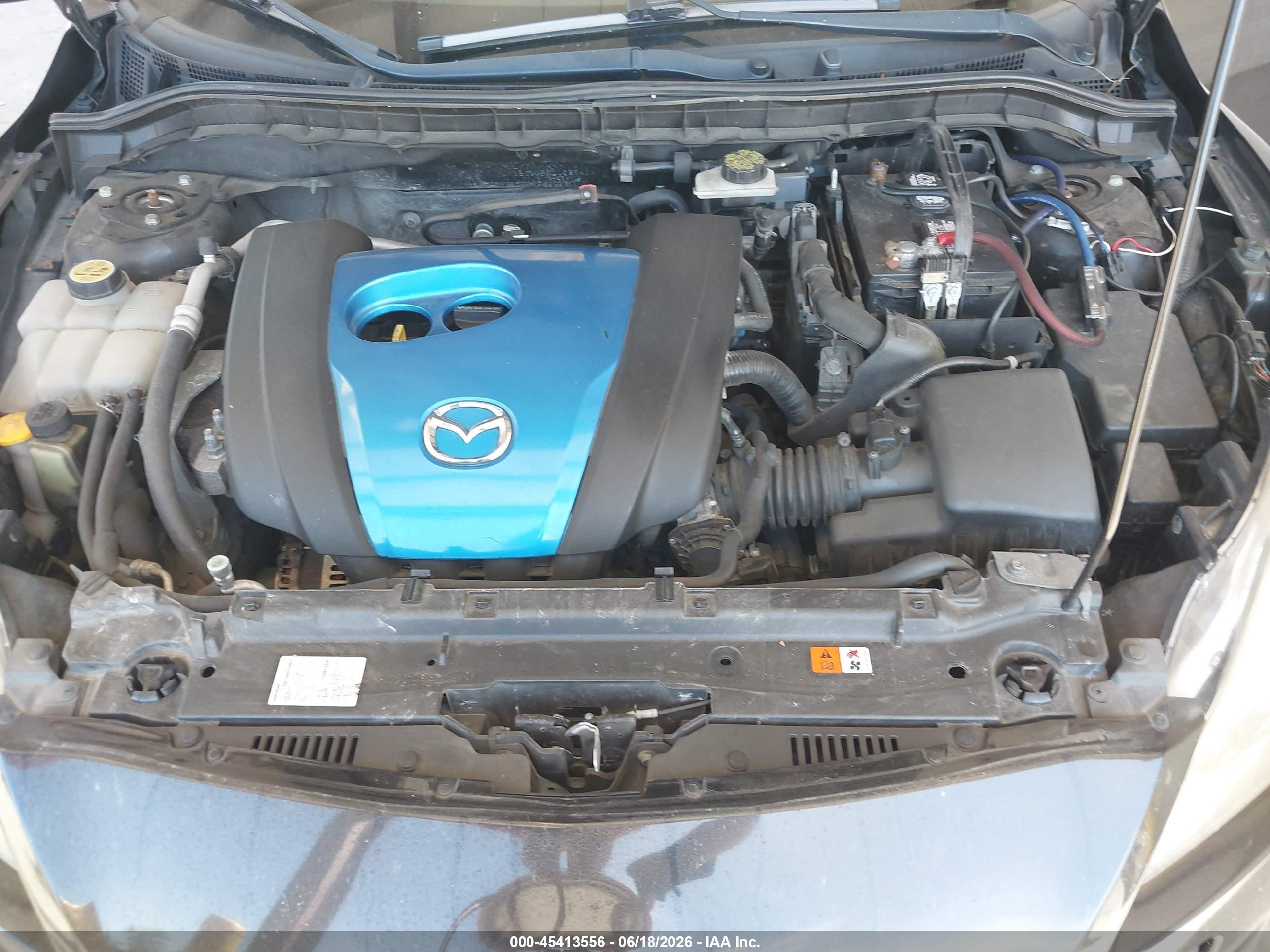 2013 Mazda Mazda3 I Touring Black vin: JM1BL1LPXD1738404