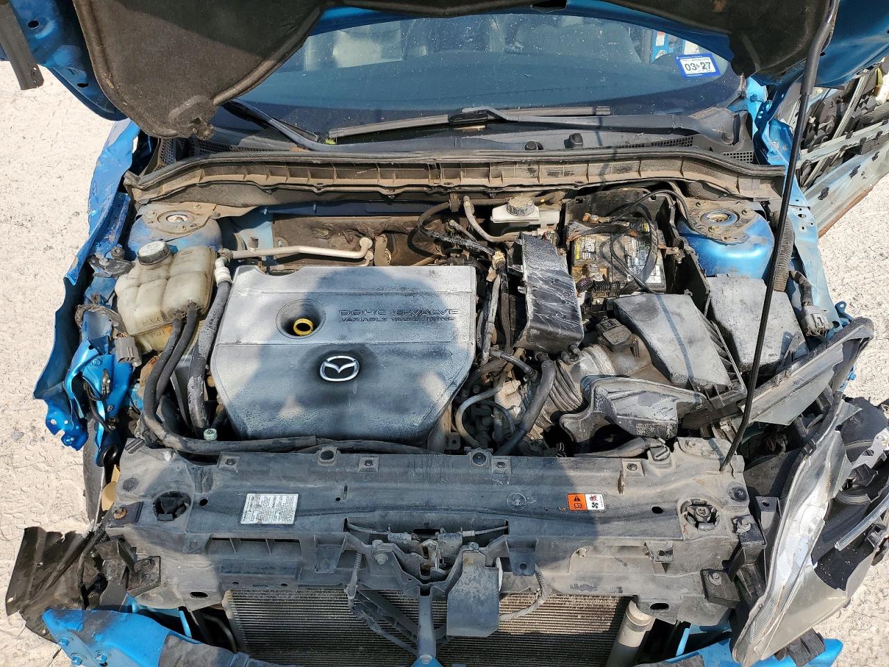 2011 Mazda 3 S Blue vin: JM1BL1M53B1364891