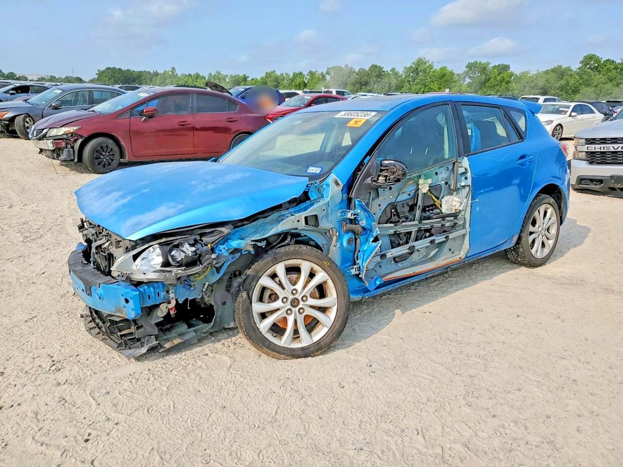 2011 Mazda 3 S Blue vin: JM1BL1M53B1364891