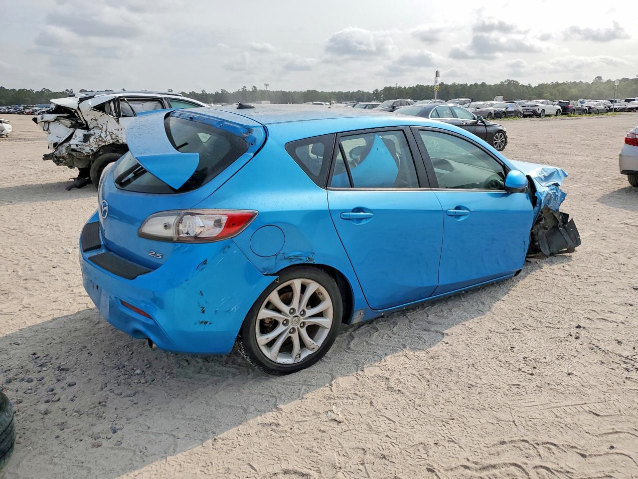 2011 Mazda 3 S Blue vin: JM1BL1M53B1364891