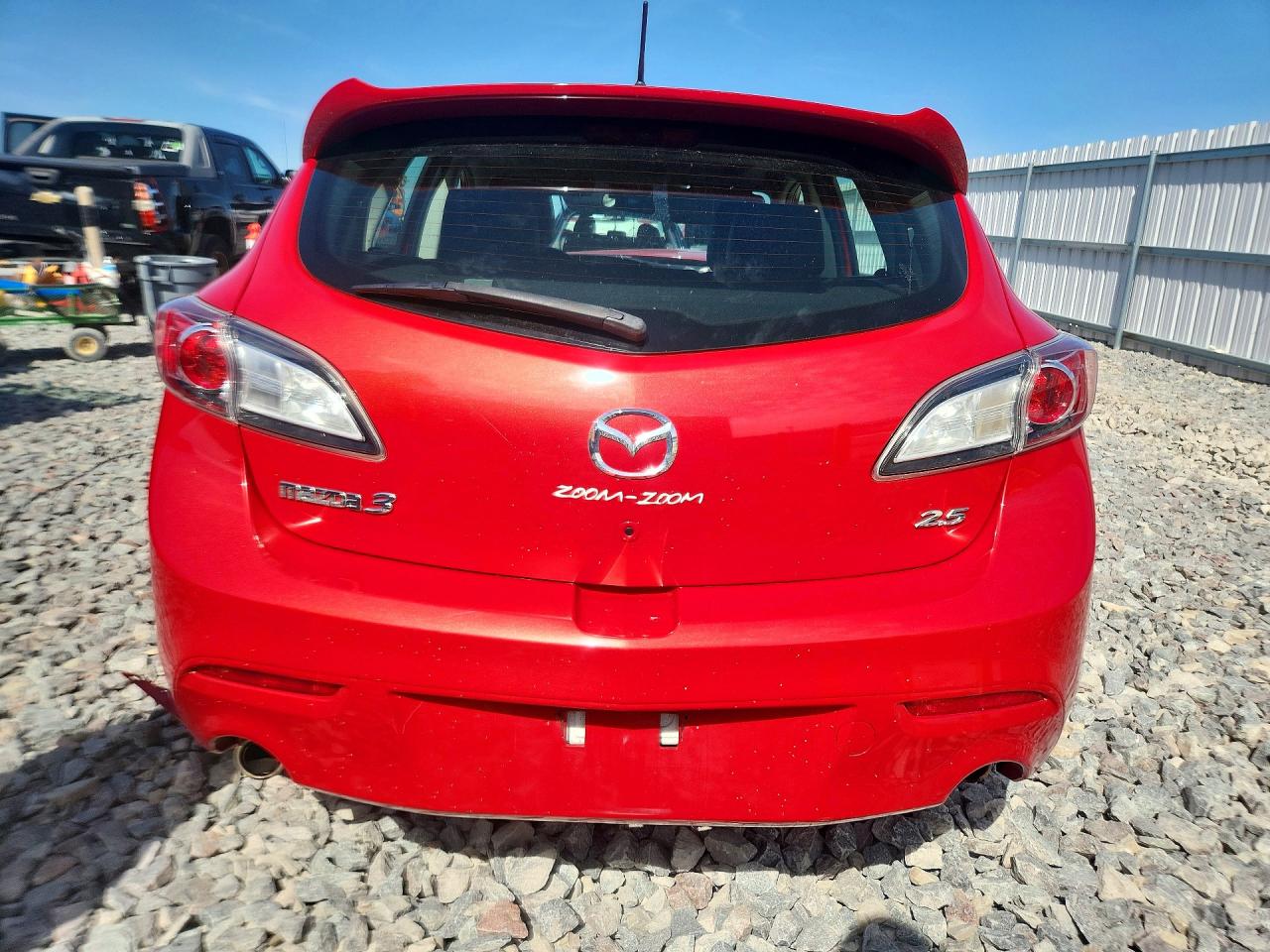2011 Mazda 3 S Red vin: JM1BL1M53B1382548