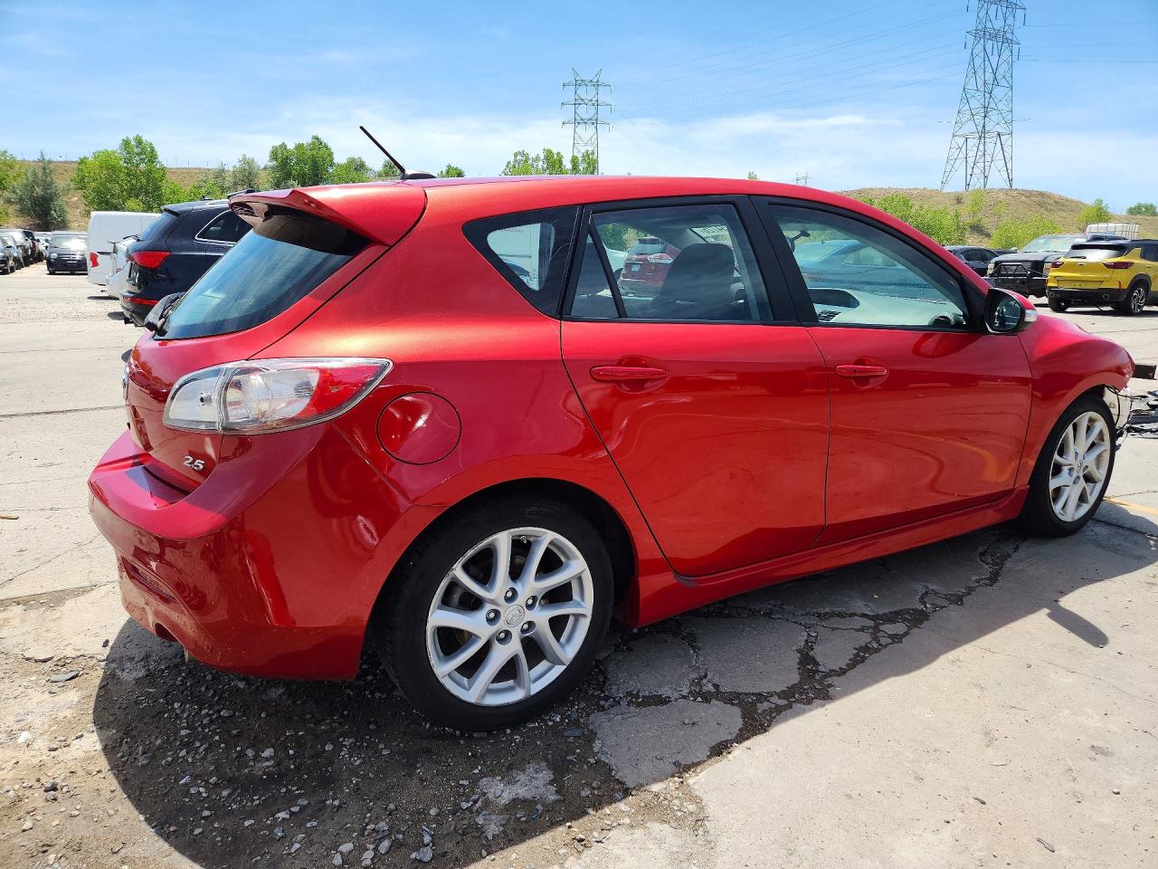 2012 Mazda 3 S Красный vin: JM1BL1M56C1533819
