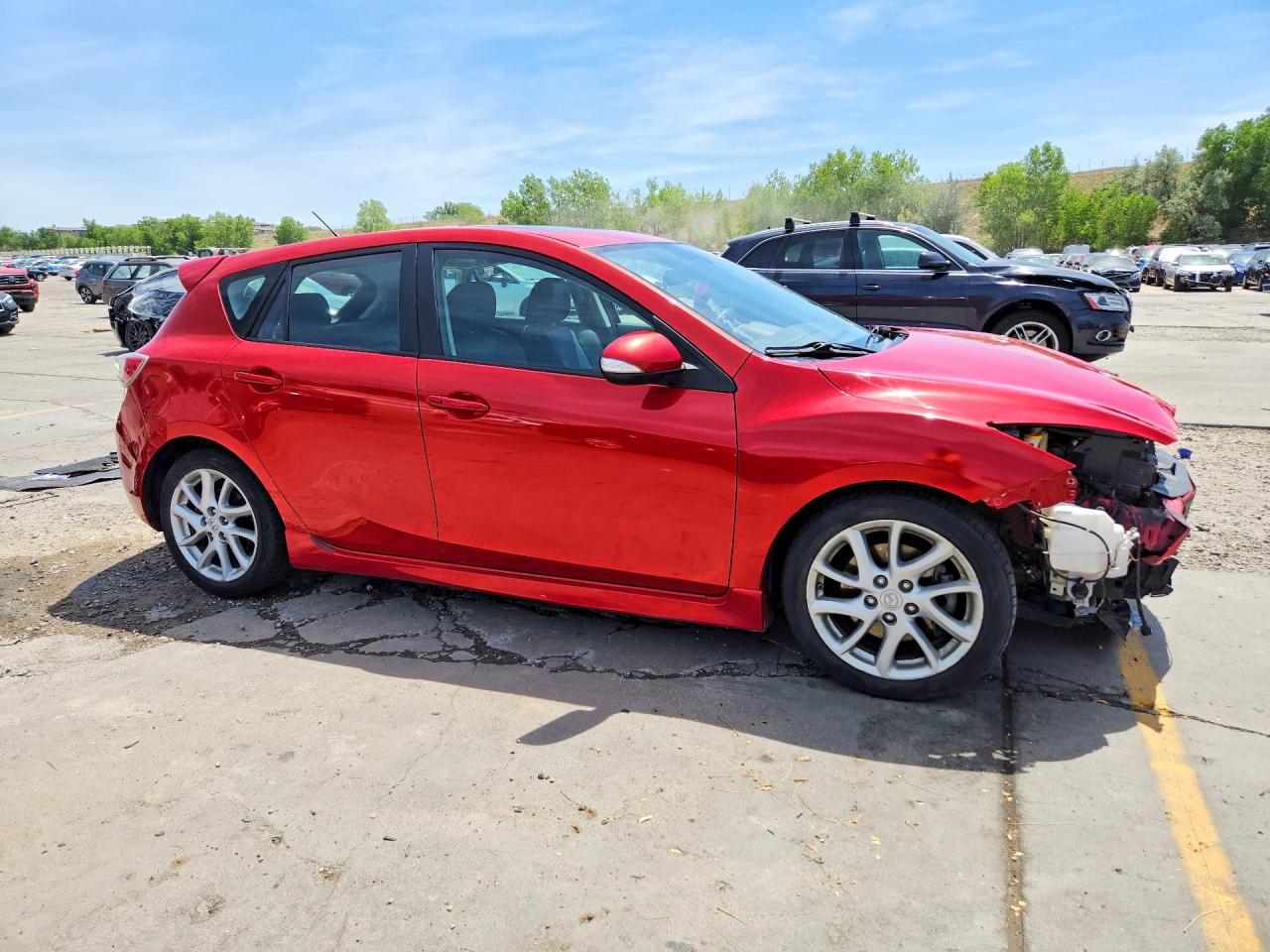 2012 Mazda 3 S Красный vin: JM1BL1M56C1533819