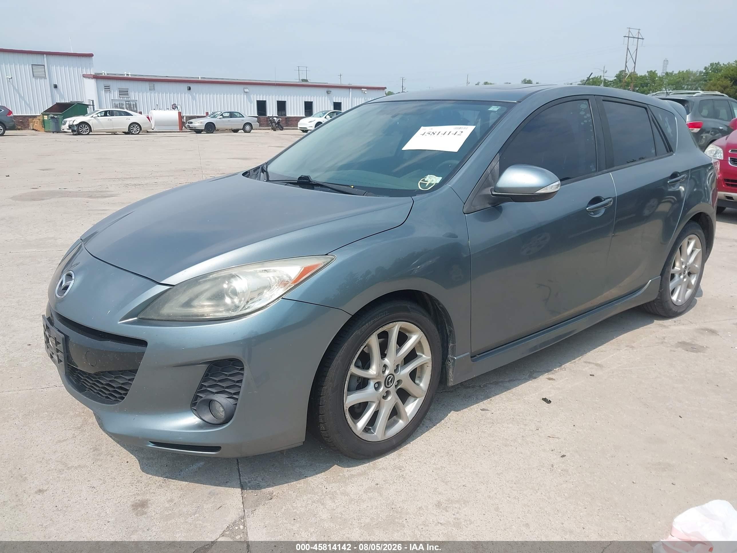 2013 Mazda Mazda3 S Grand Touring Gray vin: JM1BL1M56D1729552