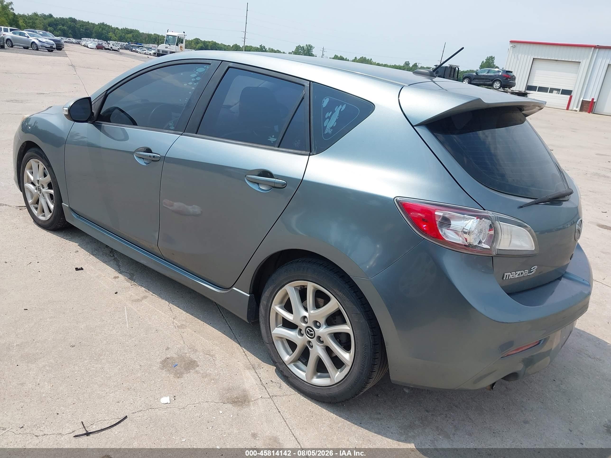 2013 Mazda Mazda3 S Grand Touring Gray vin: JM1BL1M56D1729552