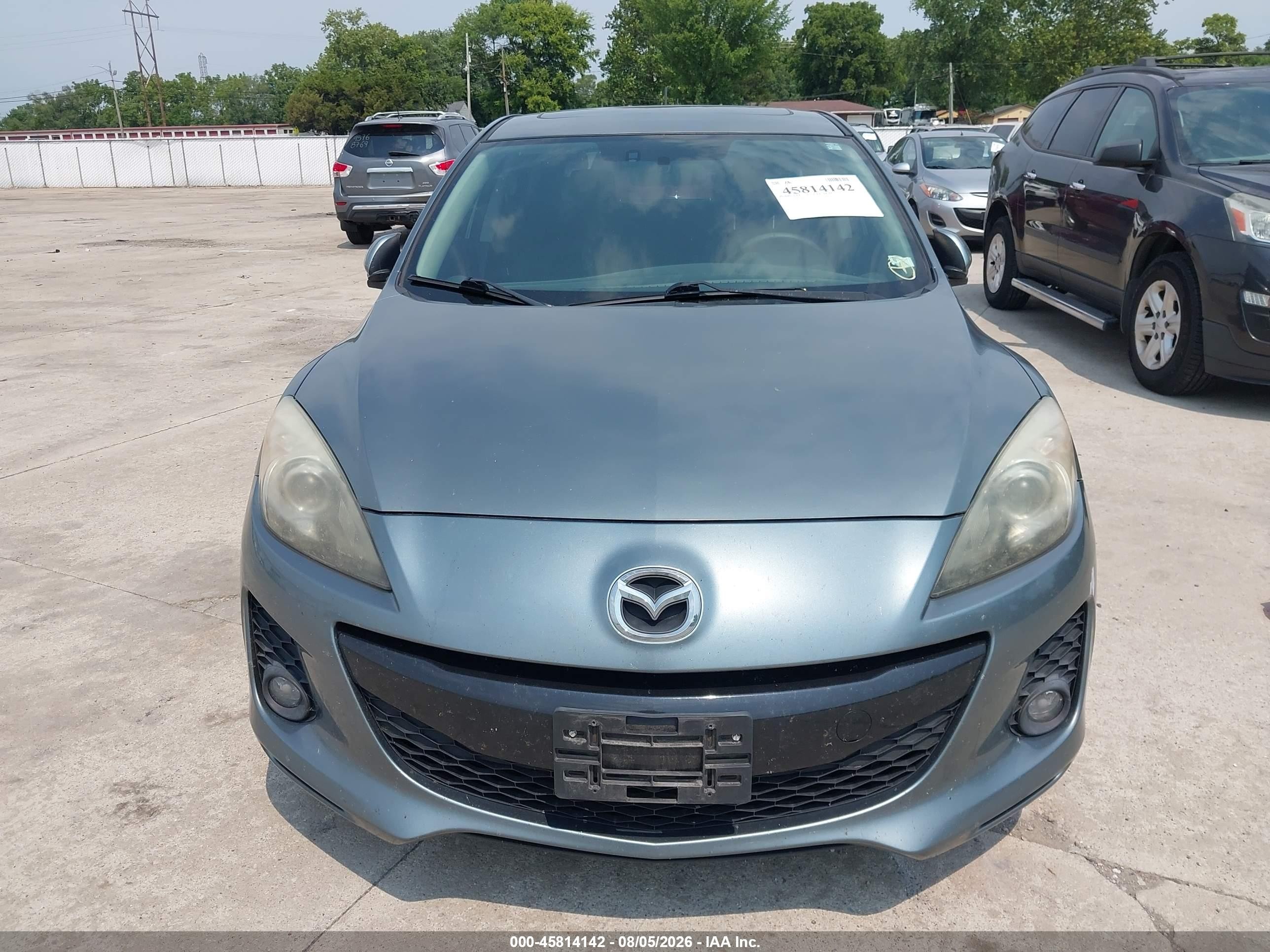 2013 Mazda Mazda3 S Grand Touring Gray vin: JM1BL1M56D1729552
