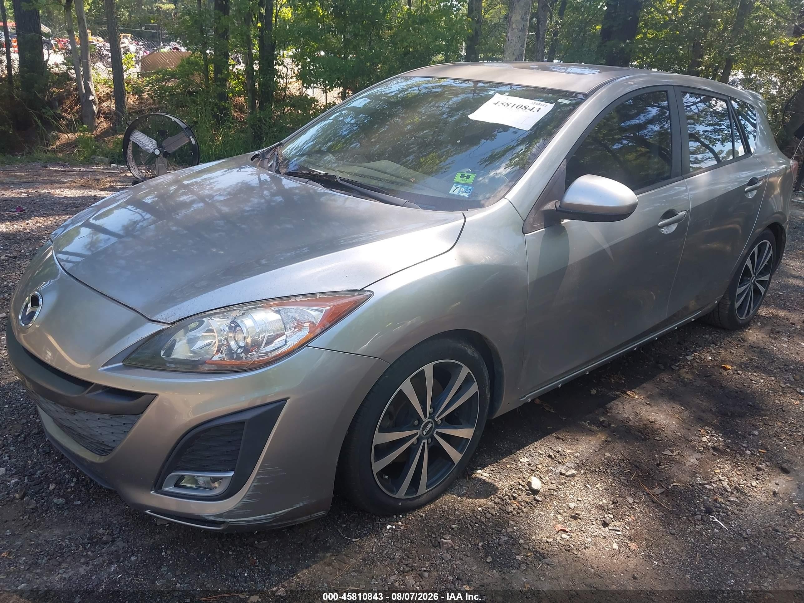 2011 Mazda Mazda3 S Grand Touring Gray vin: JM1BL1M57B1452620