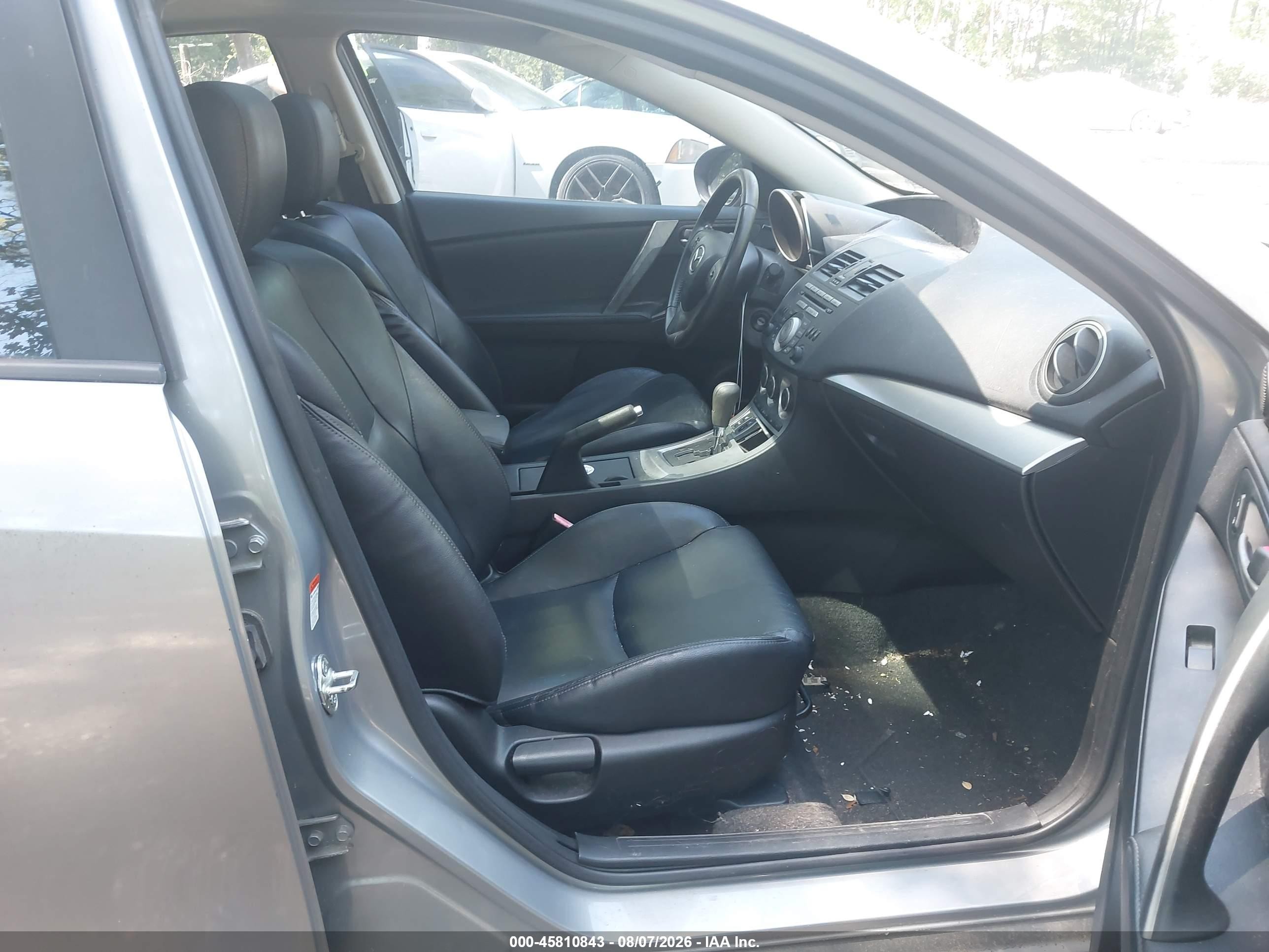 2011 Mazda Mazda3 S Grand Touring Gray vin: JM1BL1M57B1452620