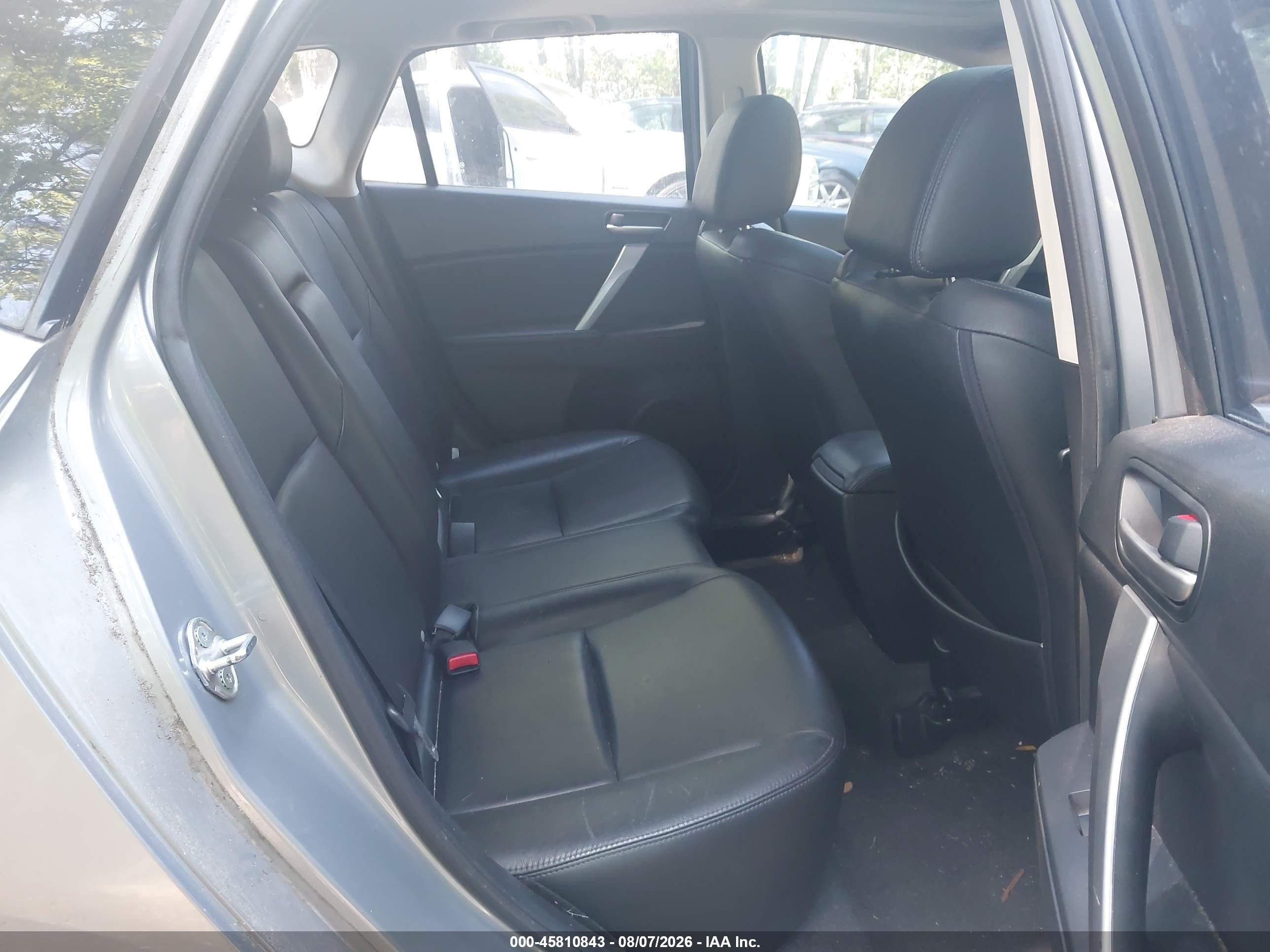 2011 Mazda Mazda3 S Grand Touring Gray vin: JM1BL1M57B1452620
