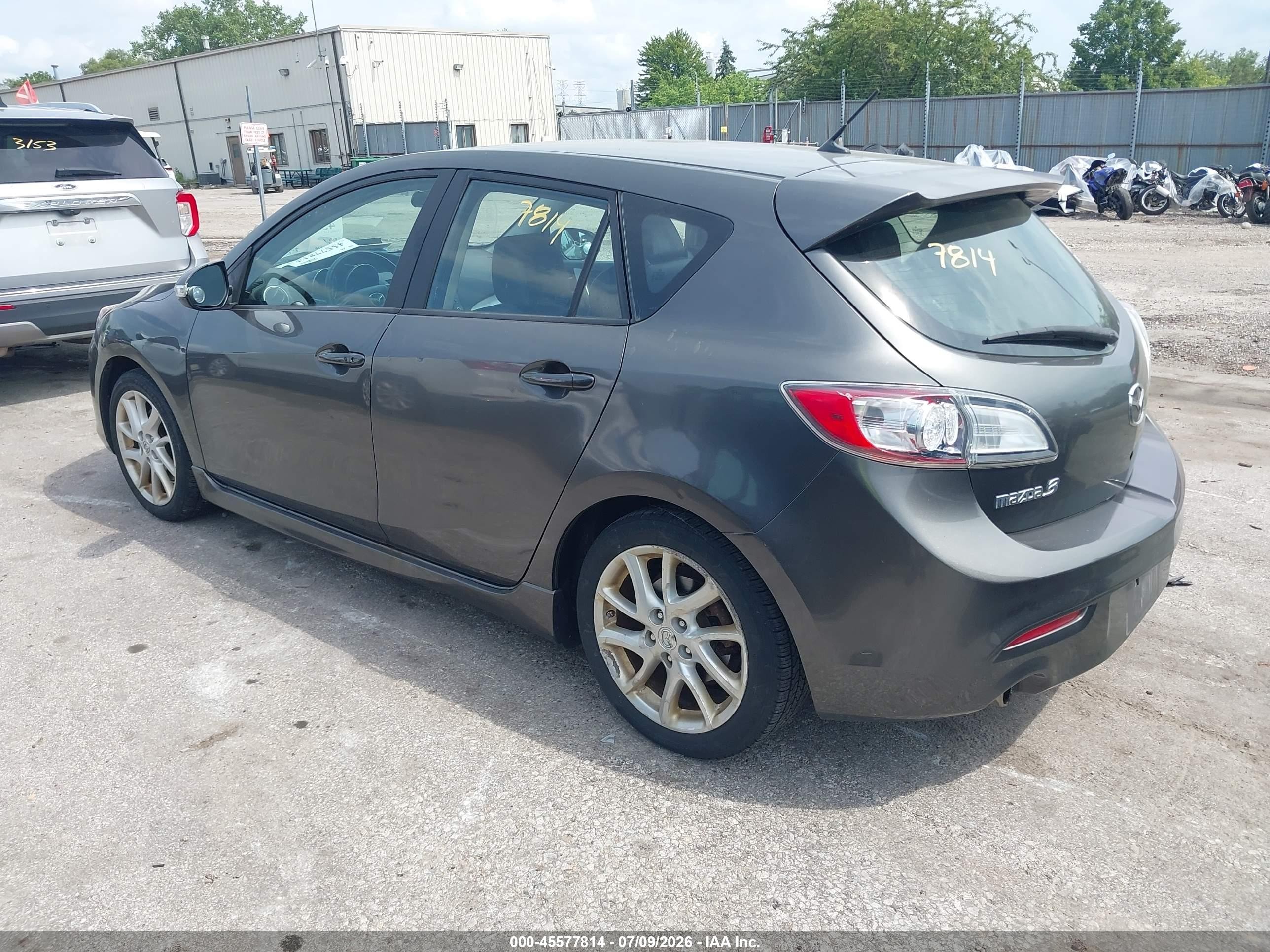 2012 Mazda Mazda3 S Grand Touring Gray vin: JM1BL1M58C1562173