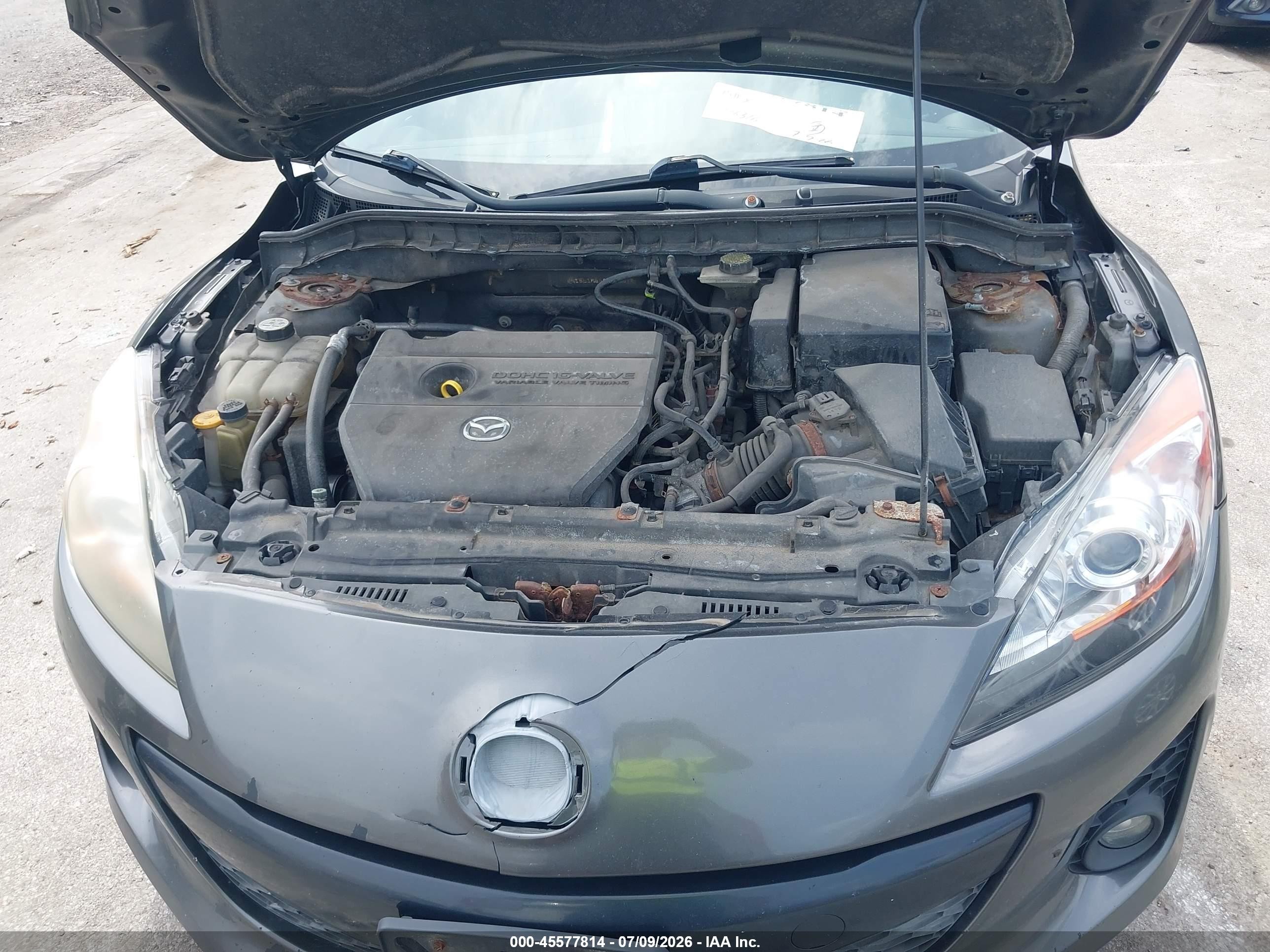 2012 Mazda Mazda3 S Grand Touring Gray vin: JM1BL1M58C1562173