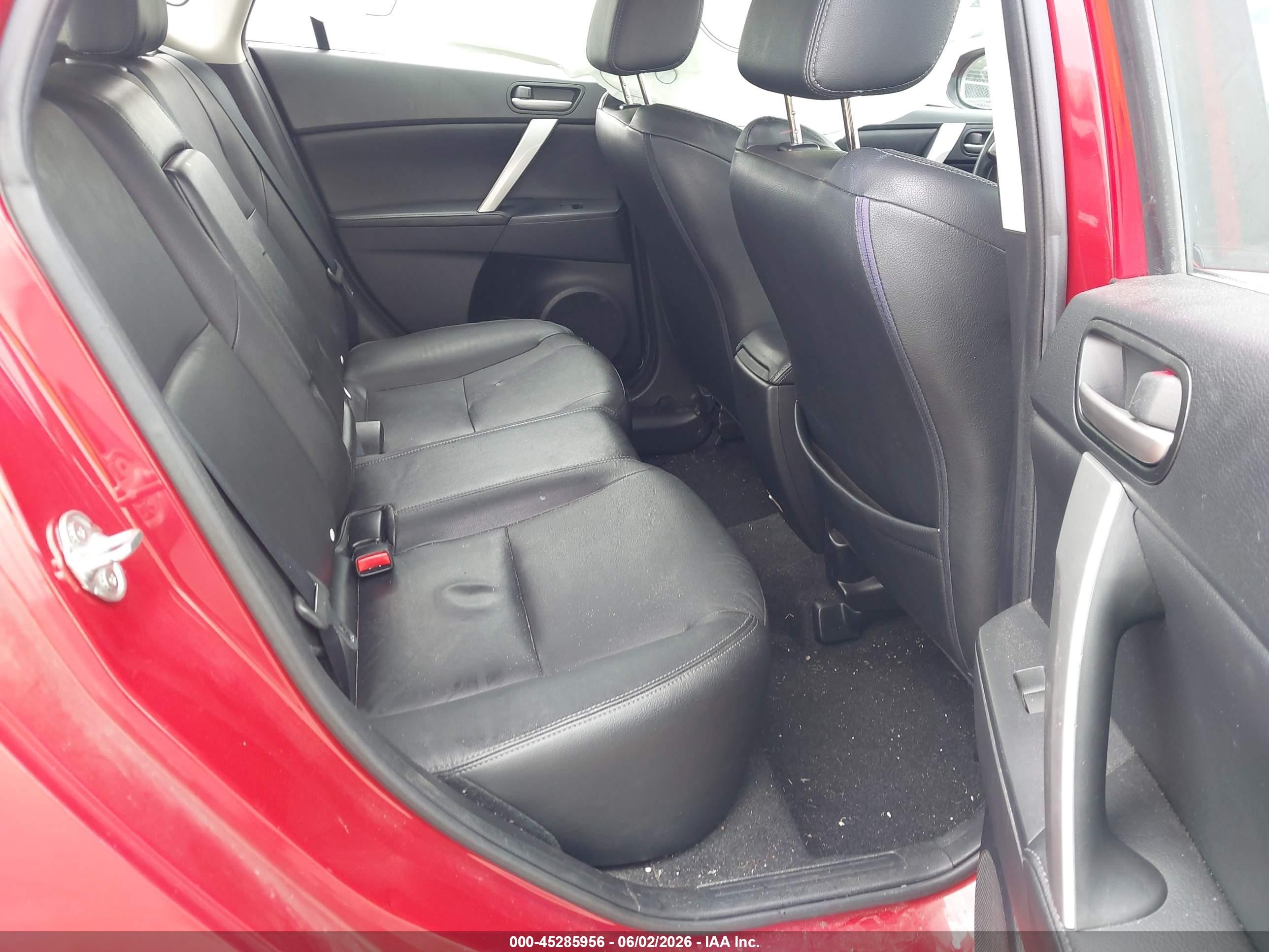 2012 Mazda Mazda3 S Grand Touring Красный vin: JM1BL1M58C1633470