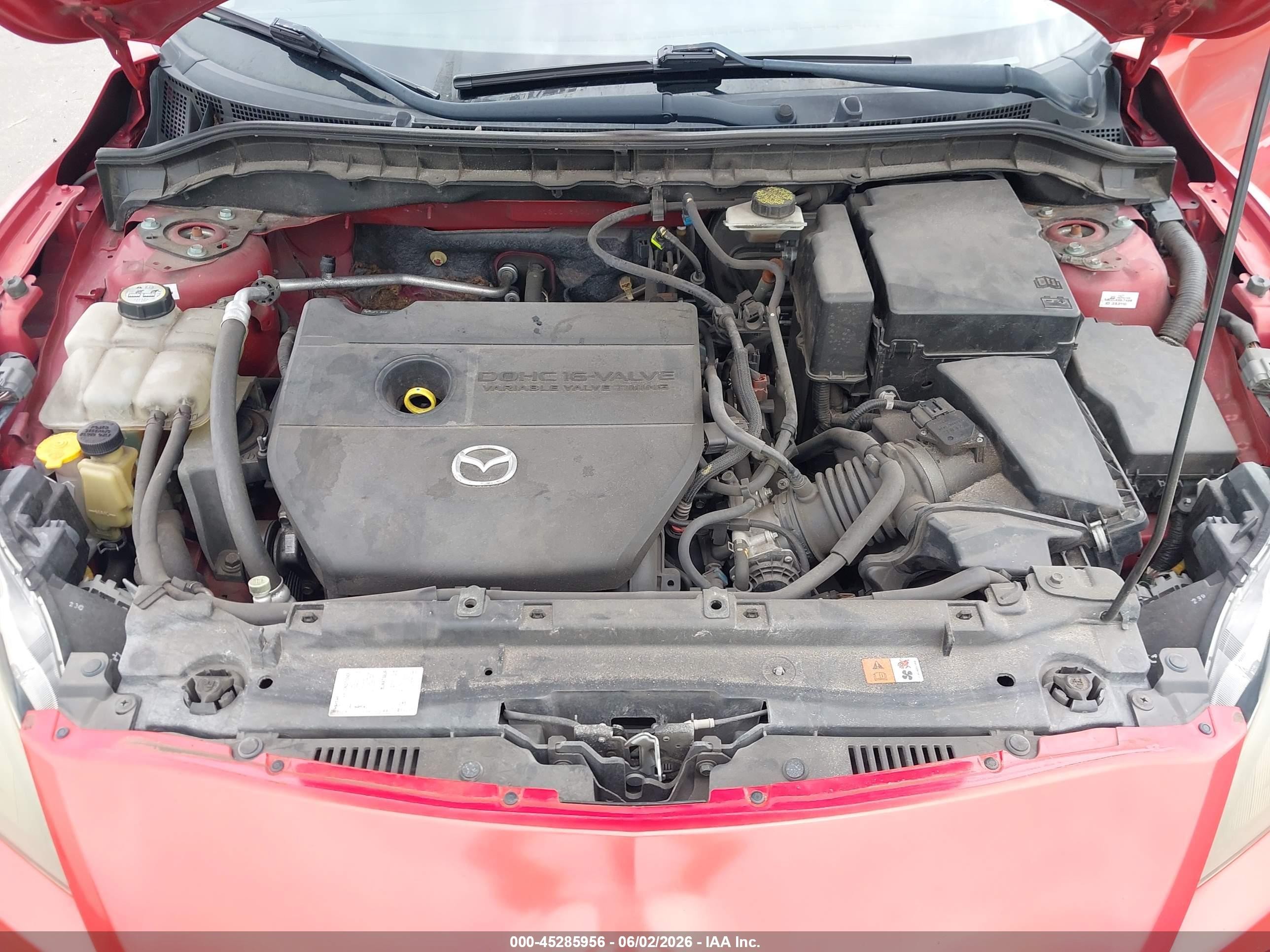 2012 Mazda Mazda3 S Grand Touring Красный vin: JM1BL1M58C1633470