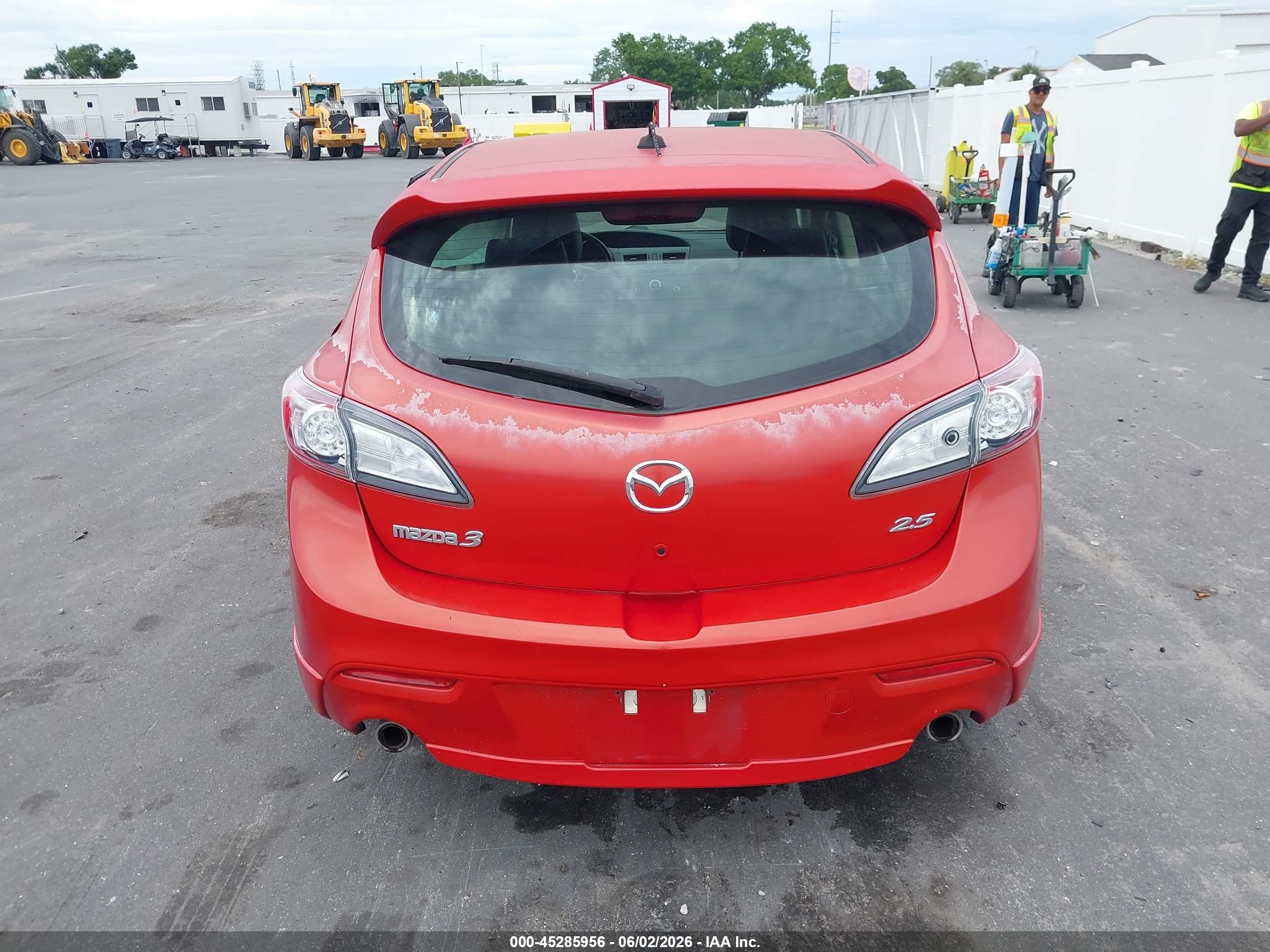 2012 Mazda Mazda3 S Grand Touring Красный vin: JM1BL1M58C1633470